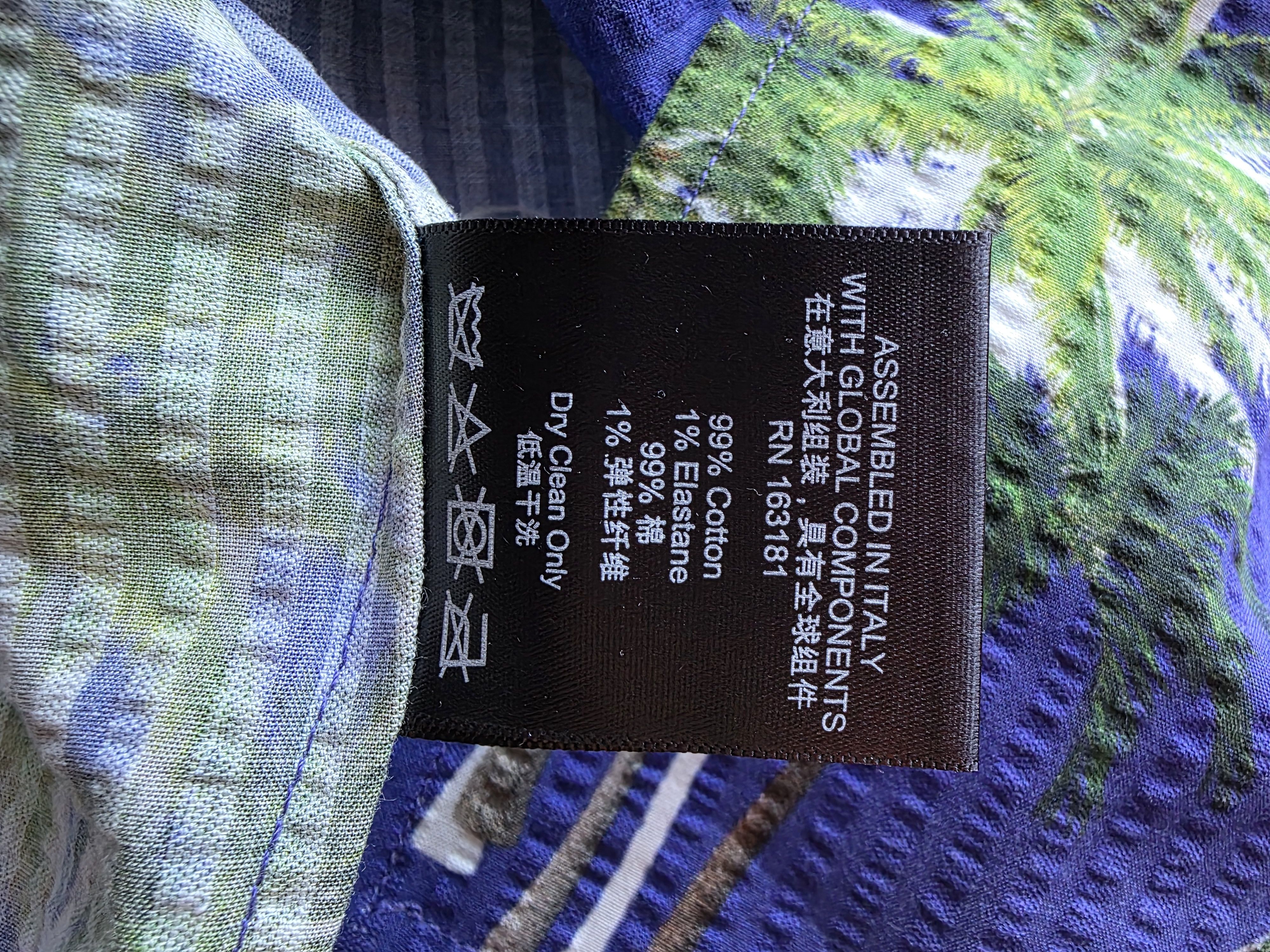 Rhude Rhude Printed Searsucker short sleeved shirt Men Sz M Size US M / EU 48-50 / 2 - 9 Thumbnail