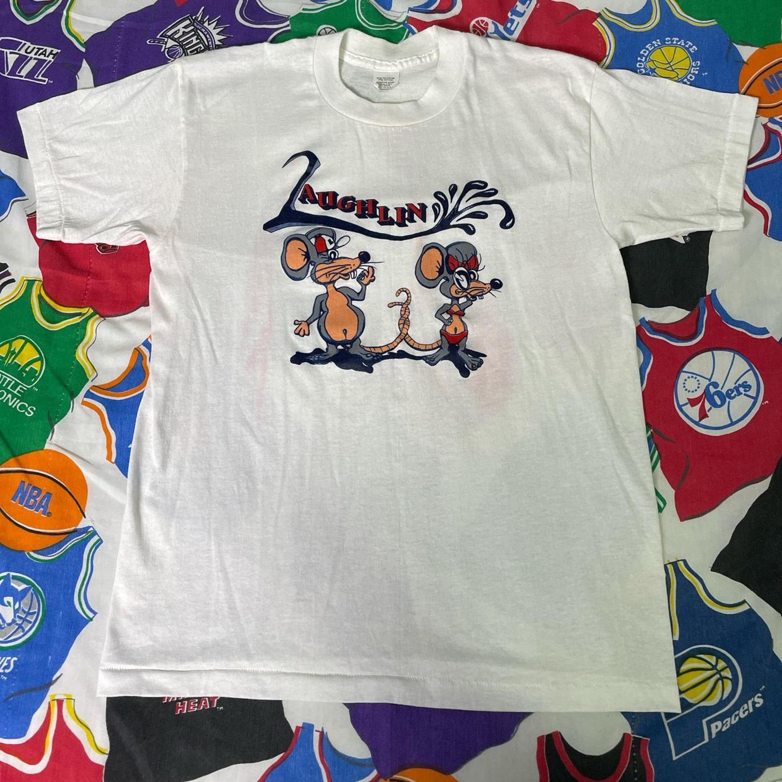Vintage True Vintage 70s Laughlin, Nevada Rats Chuck E. Cheese Tee Size US M / EU 48-50 / 2 - 1 Thumbnail