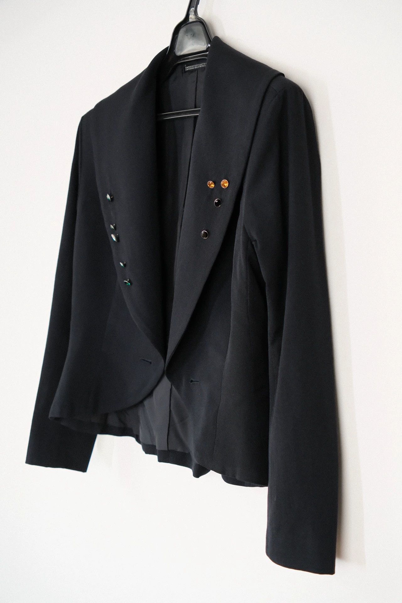 Yohji Yamamoto Yohji Yamamoto 80s Archive Glass Beaded Power Suit Women Size ONE SIZE - 6 Thumbnail