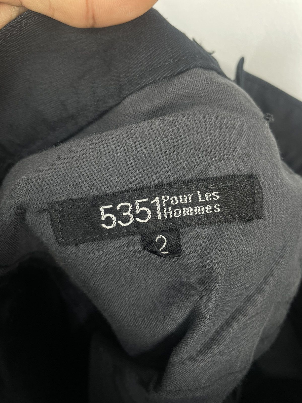 5351 POUR LES HOMMES × Japanese Brand × Vintage 5351 Pour Les Homme Zipper Pants Size US 28 / EU 44 - 10 Thumbnail