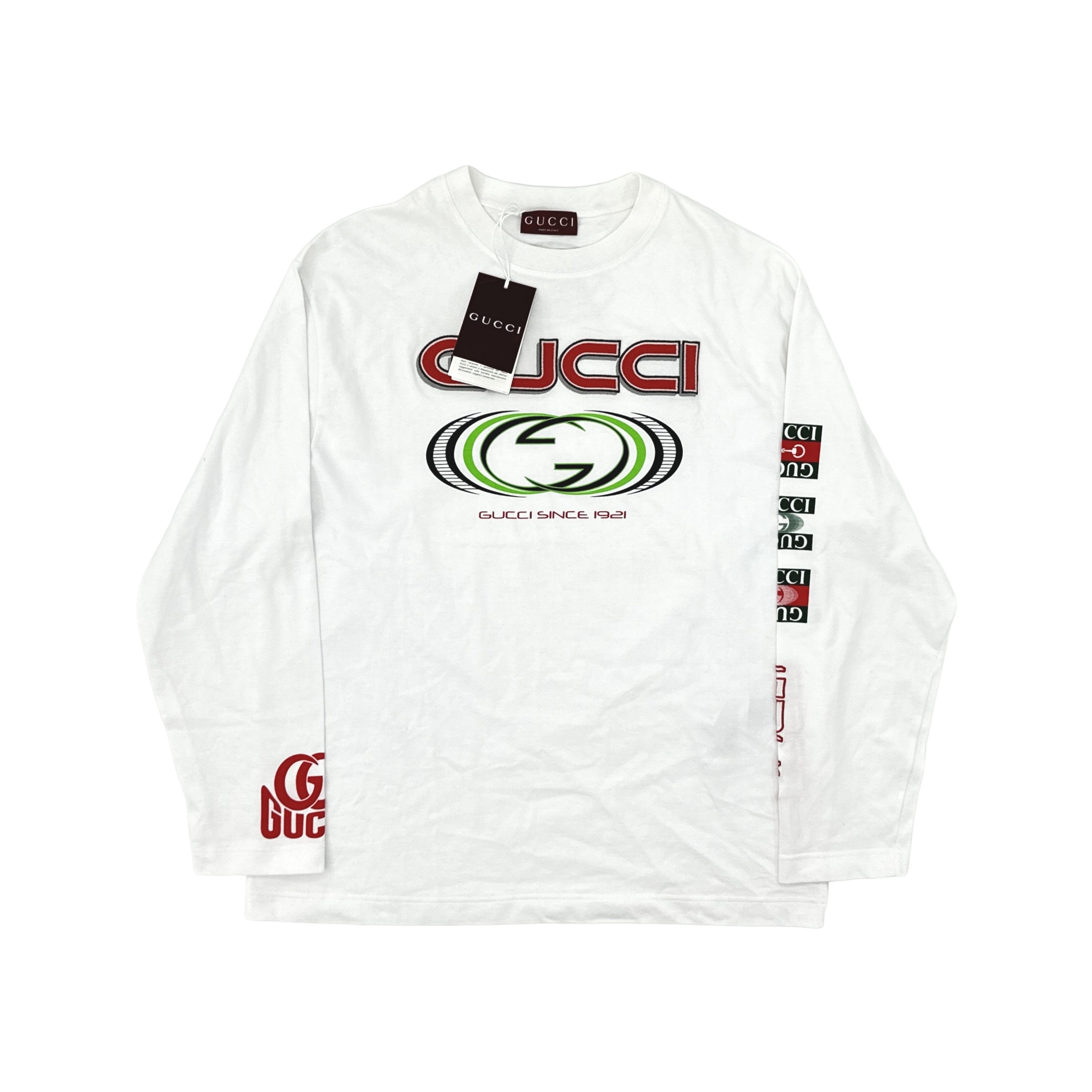 Gucci Gucci Interlocking G Long Sleeve T-Shirt M Size US M / EU 48-50 / 2 - 1 Thumbnail