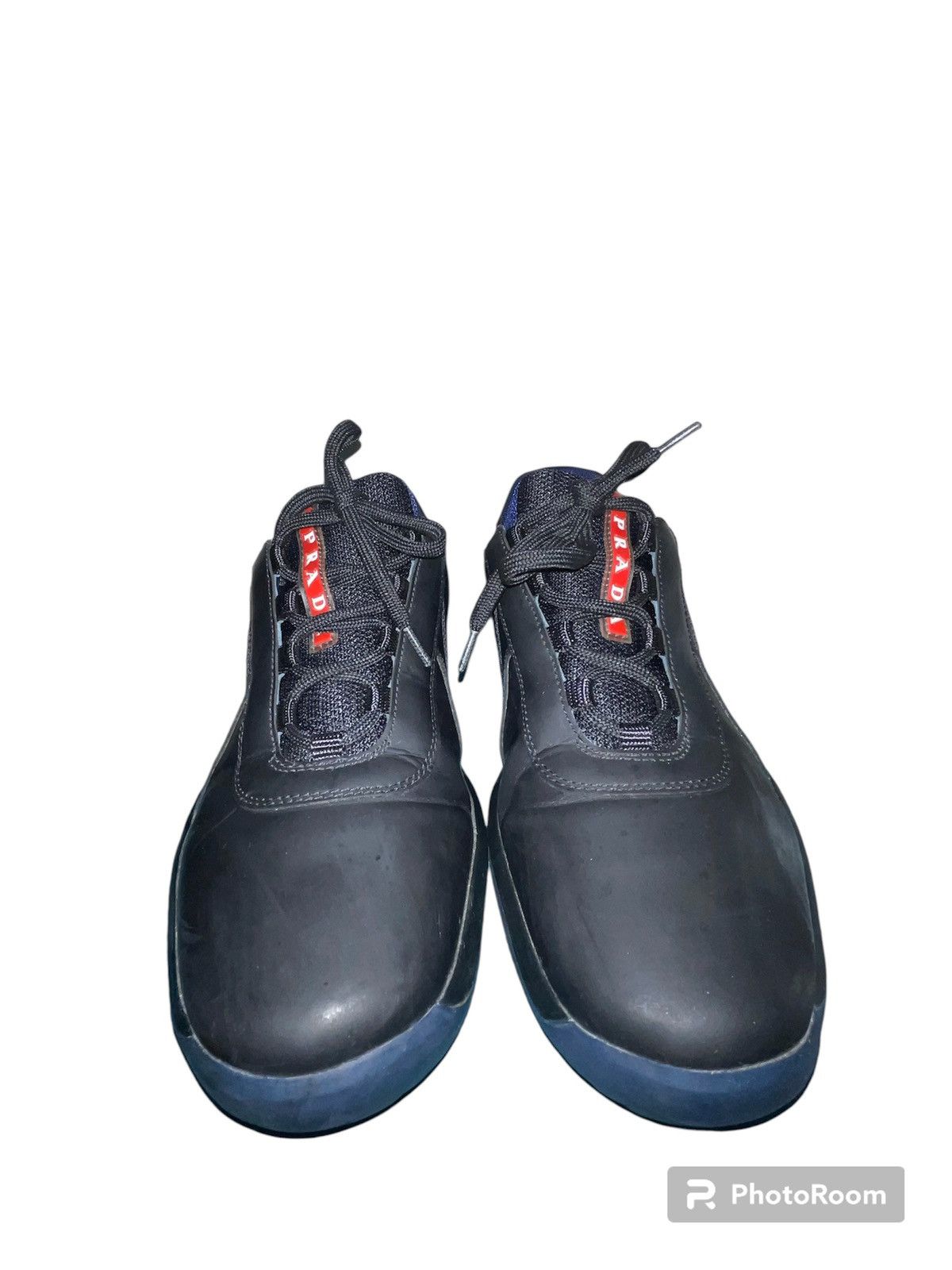 image of Prada America Cups Nero + Royal Shoes in Black, Men's (Size 8.5)