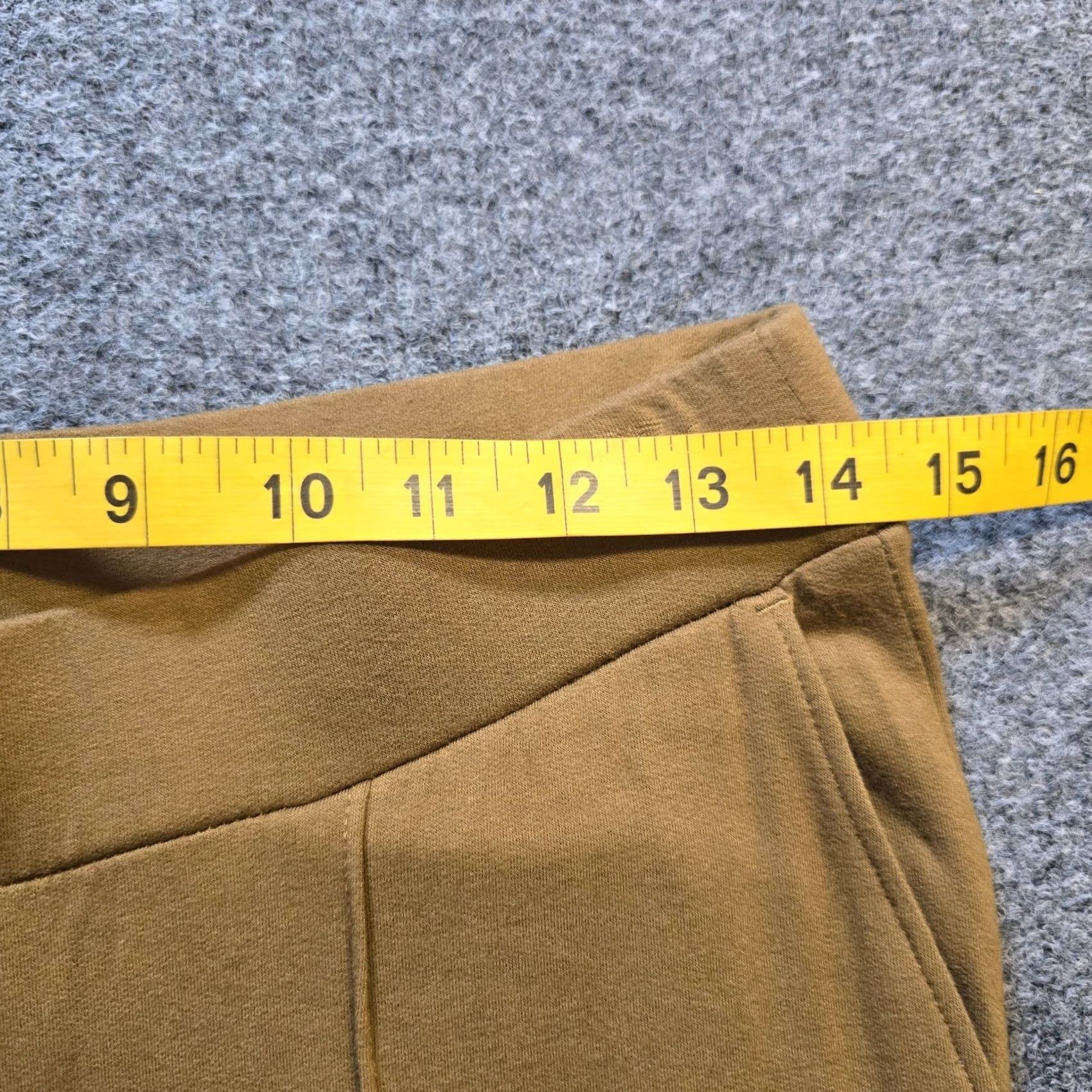 J. Jill J Jill XS Brown Yellow Slim Fleece Sweatpants Casual Lounge Size 26" / US 2 / IT 38 - 5 Thumbnail