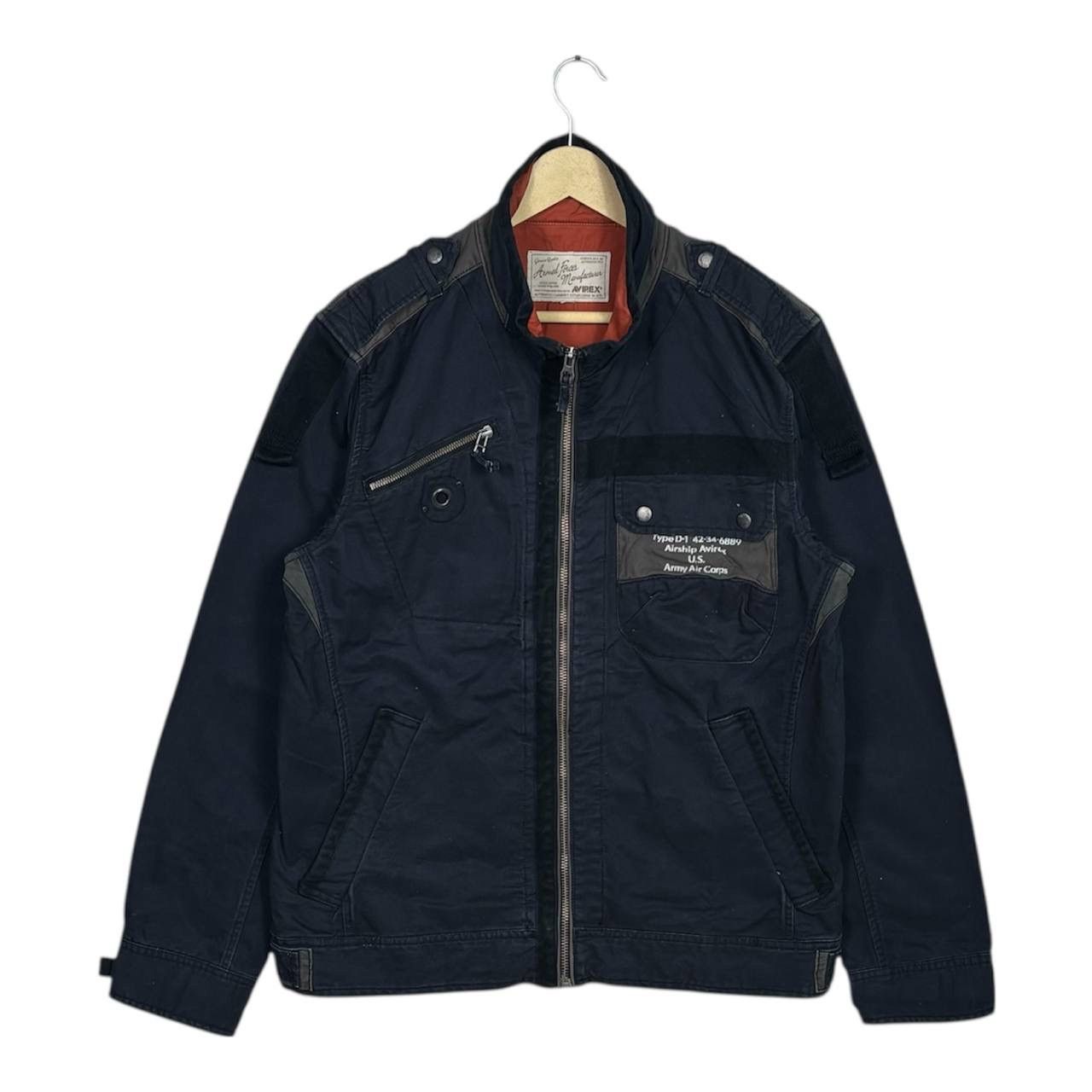 Avirex Avirex Type D-1 Navy Canvas Flight Jacket XL Army Air Corps Size US XL / EU 56 / 4 - 1 Thumbnail