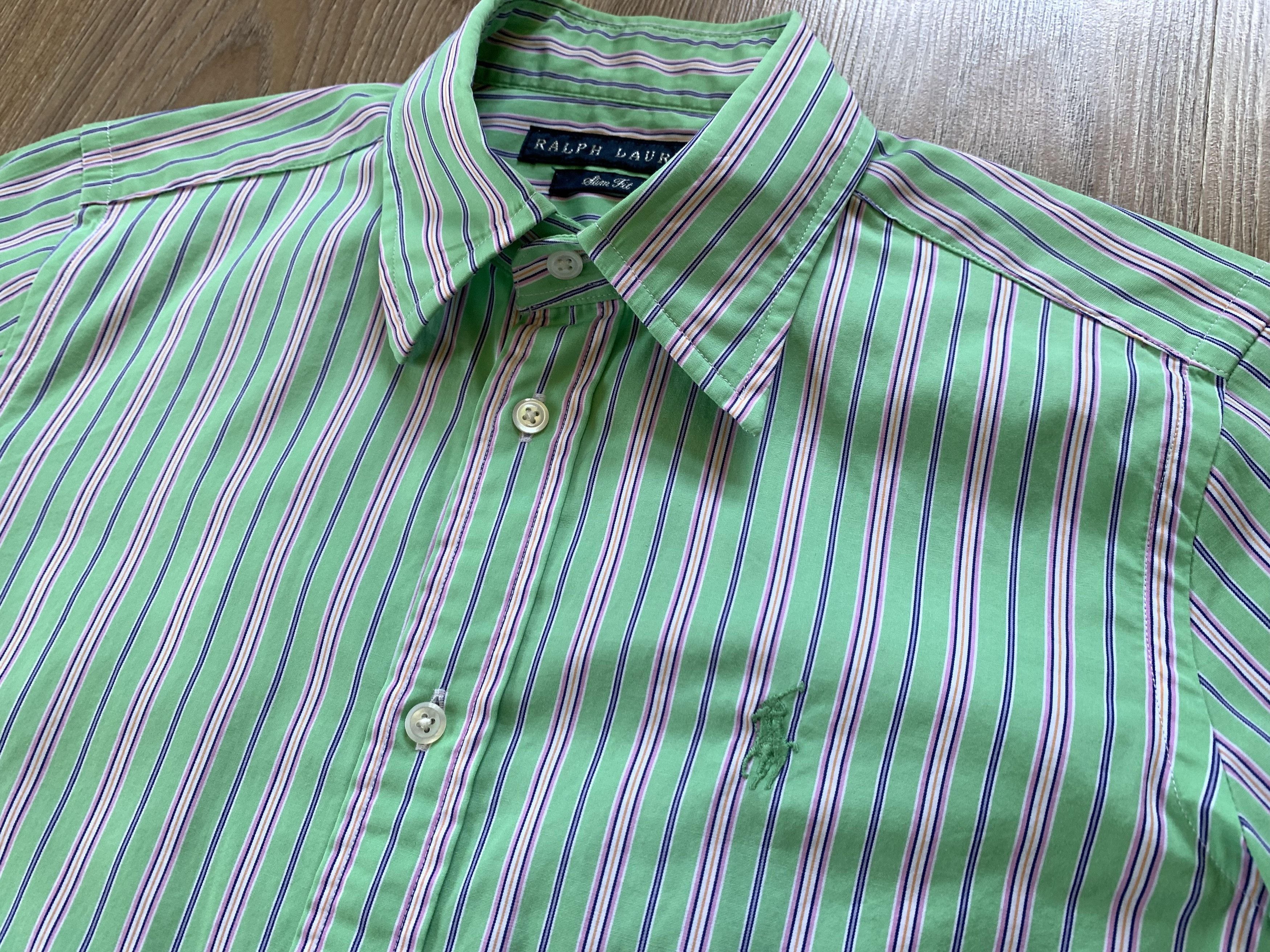 Polo Ralph Lauren × Vintage Polo Ralph Lauren Slim Fit Womens Shirt Size M / US 6-8 / IT 42-44 - 4 Thumbnail