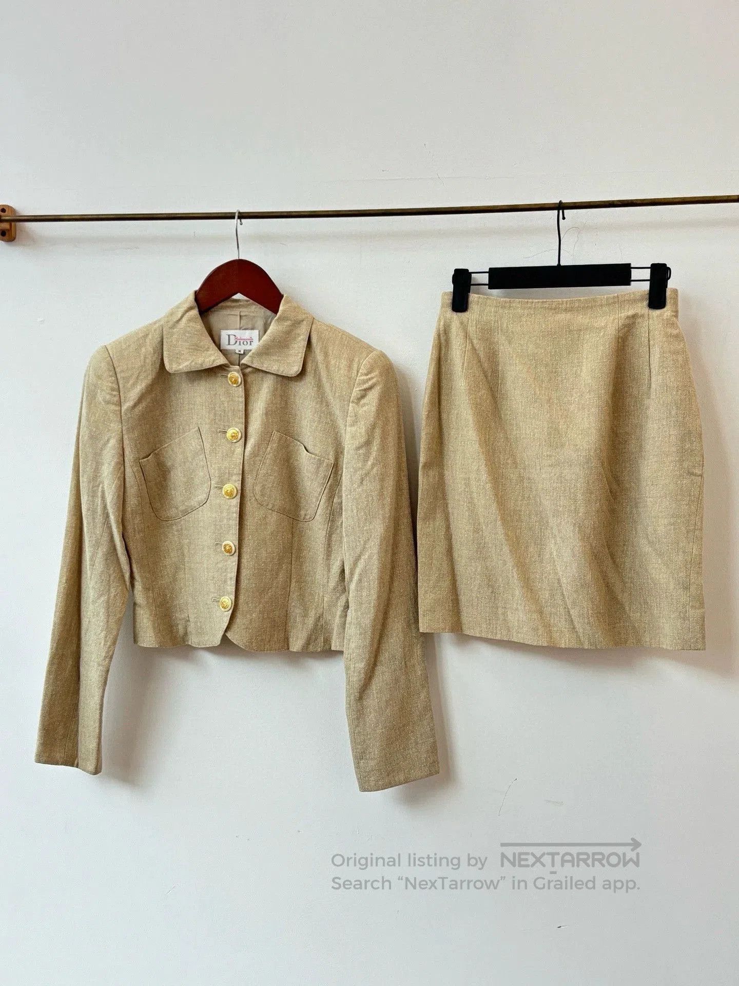 Dior dior linen suit set. Size US S / EU 44-46 / 1 - 1 Thumbnail