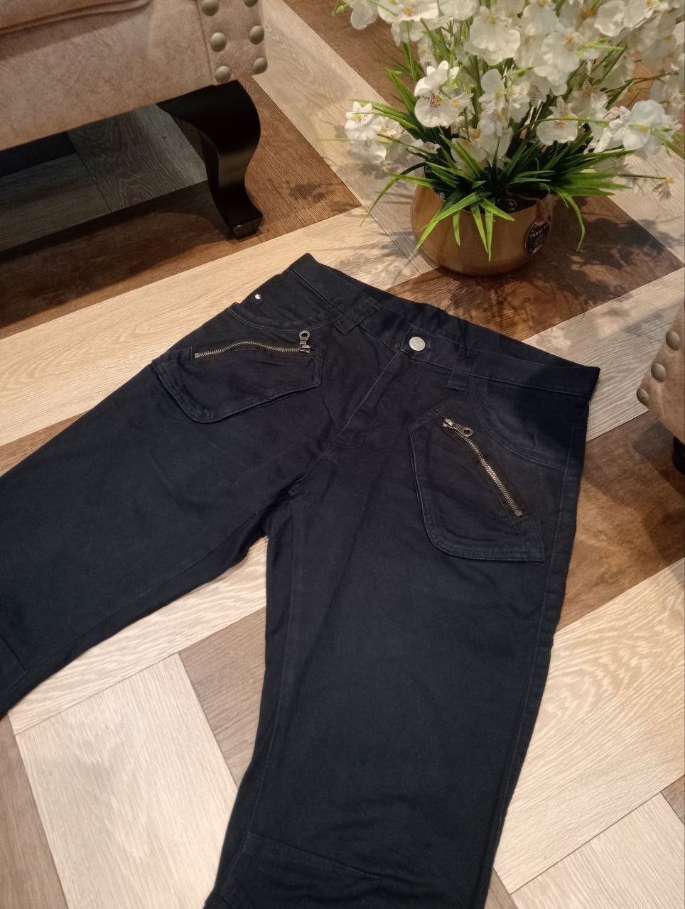 PPFM VINTAGE PPFM JAPAN BLUE CURVE PANTS Size US 32 / EU 48 - 4 Thumbnail