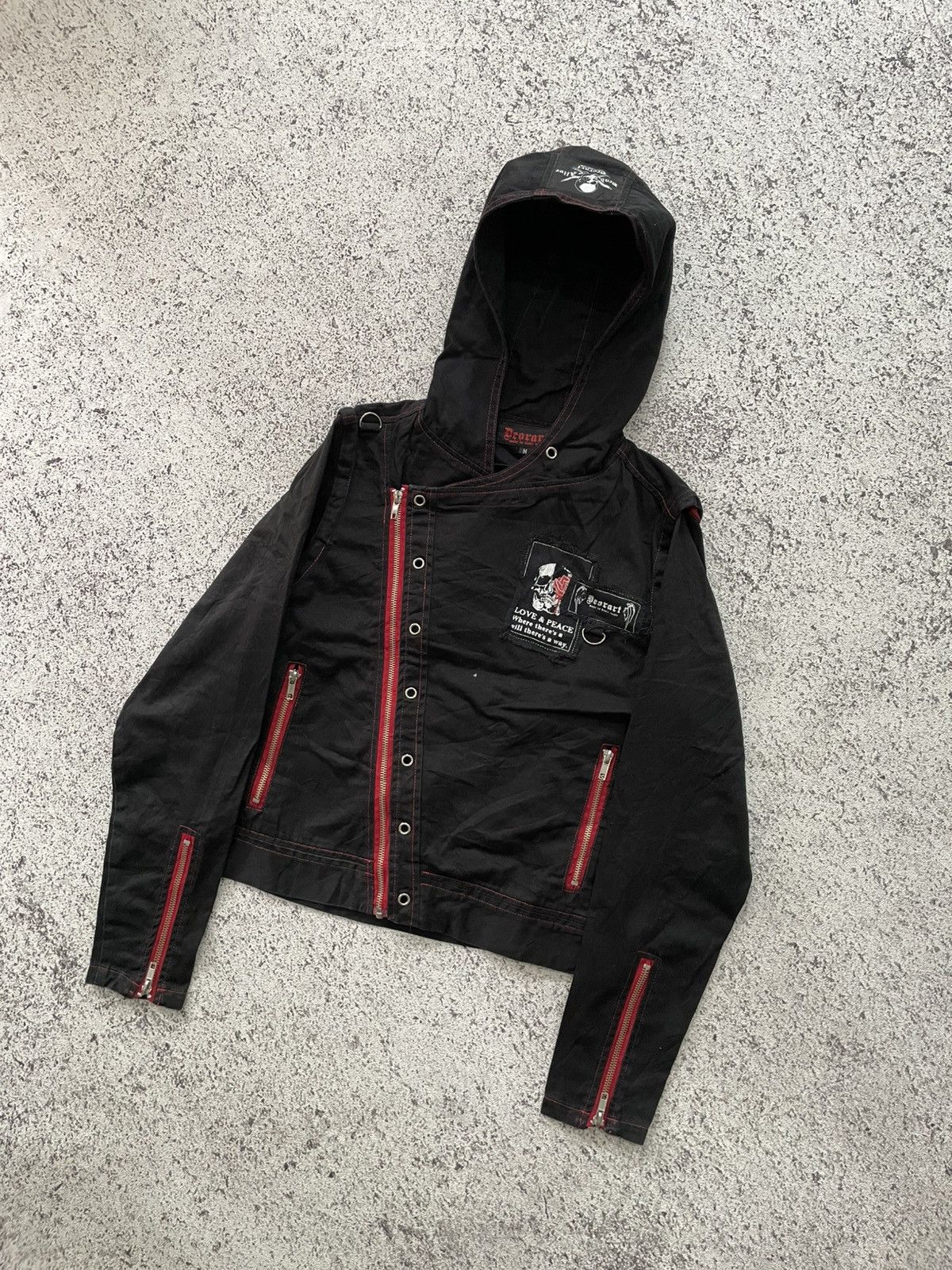 Japanese Brand 2000s Deorart - Apocalypse Vkei Style 2 Way Jacket Size US M / EU 48-50 / 2 - 4 Thumbnail