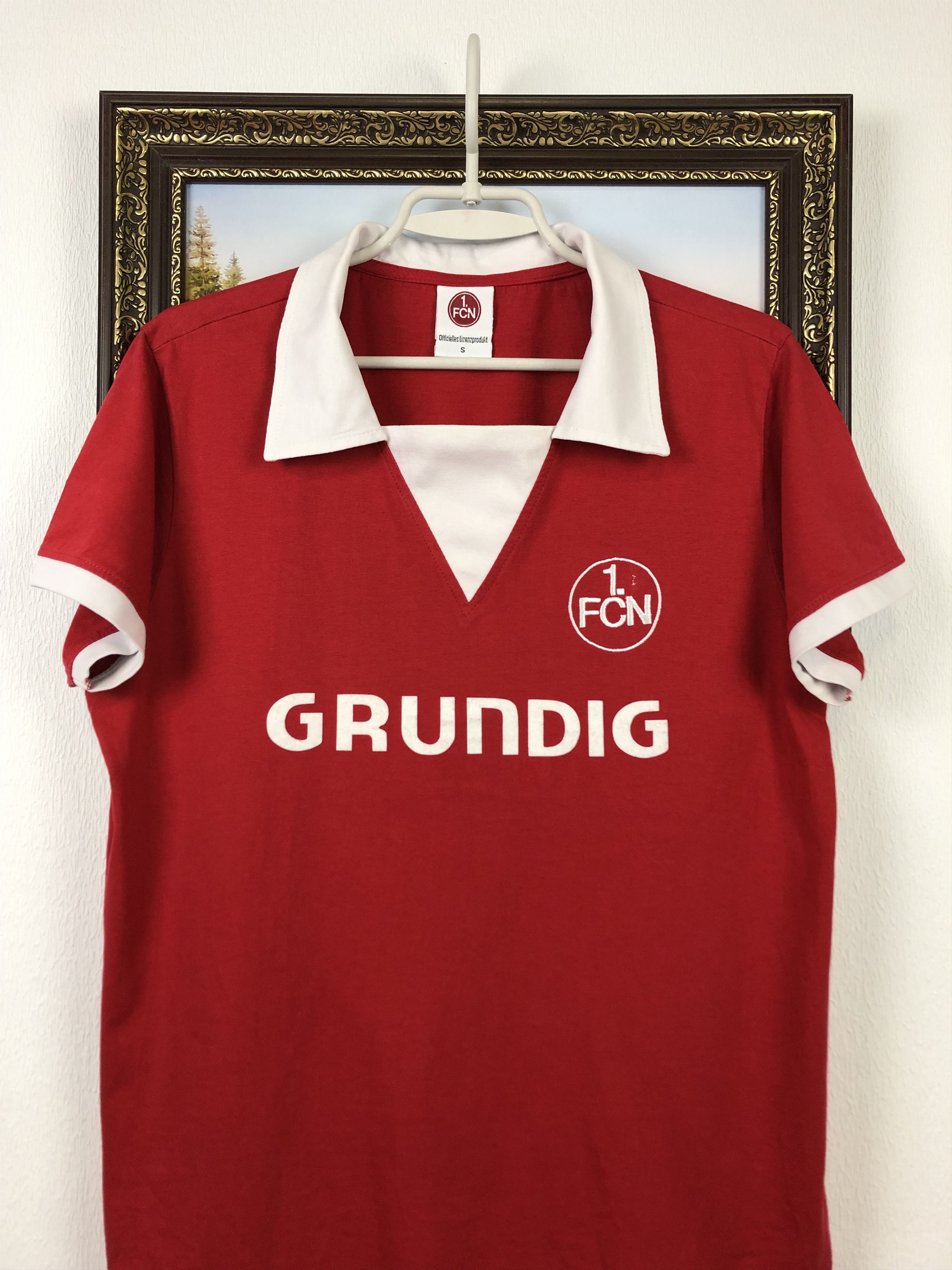 Vintage Nurnberg Home football shirt 1978 Retro Soccer Jersey Rare Size US S / EU 44-46 / 1 - 2 Thumbnail