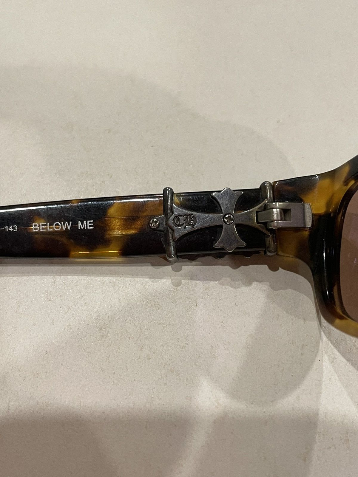 Chrome Hearts Chrome Hearts BELOW ME Sunglasses Silver Cemetery Cross Size ONE SIZE - 10 Thumbnail