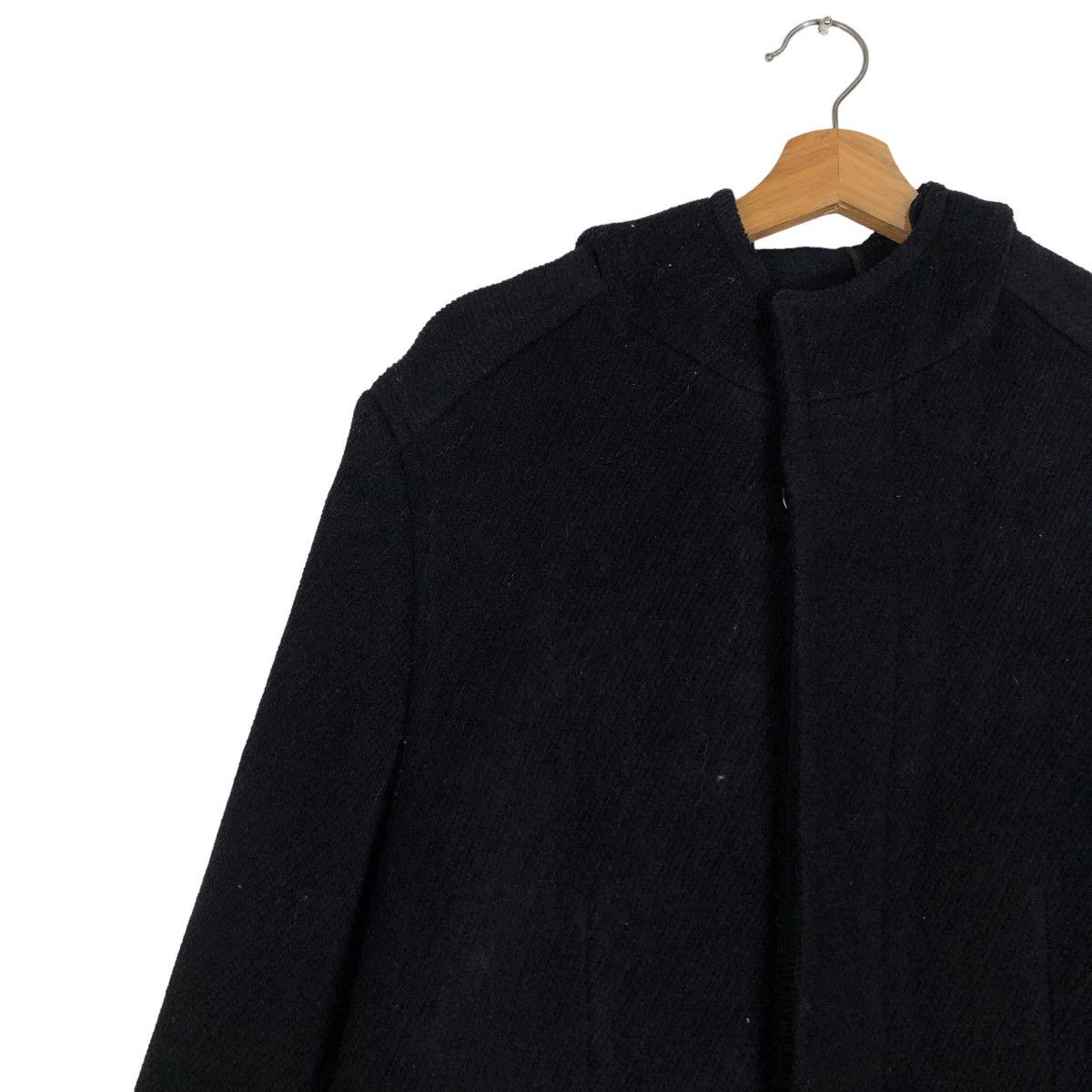 Comme Ca Ism 🔥Rich Black - Long Fly Coats Wool Jacket Comme Ca Ism Size US M / EU 48-50 / 2 - 7 Thumbnail