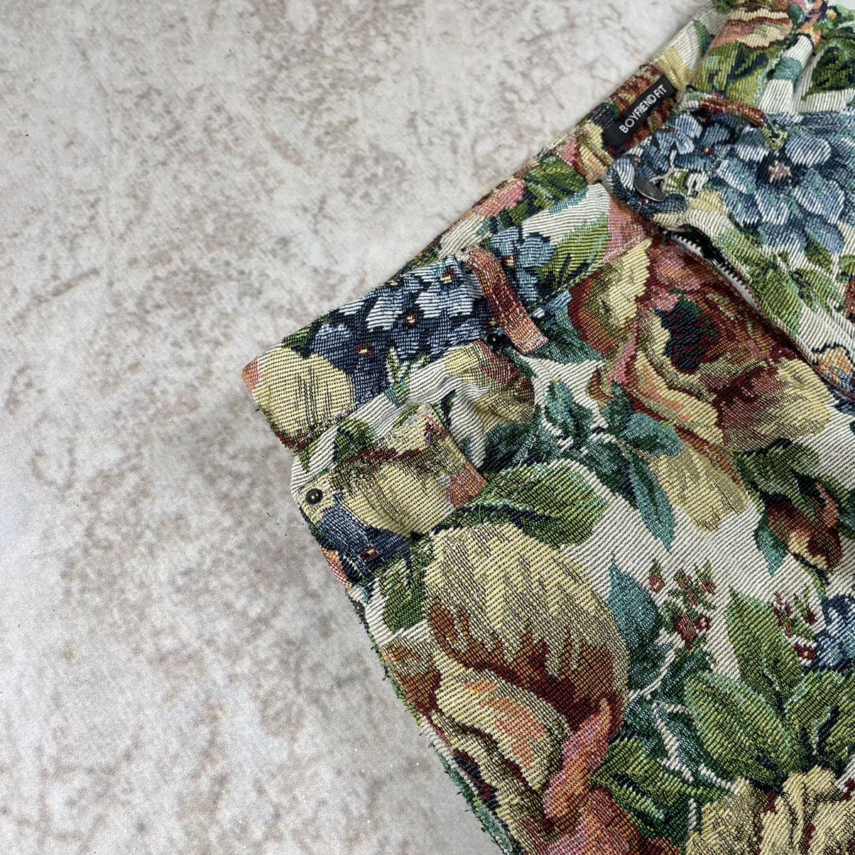 Jaded London Jaded London Woven Floral Boyfriend Baggy Pants Size US 31 - 5 Thumbnail