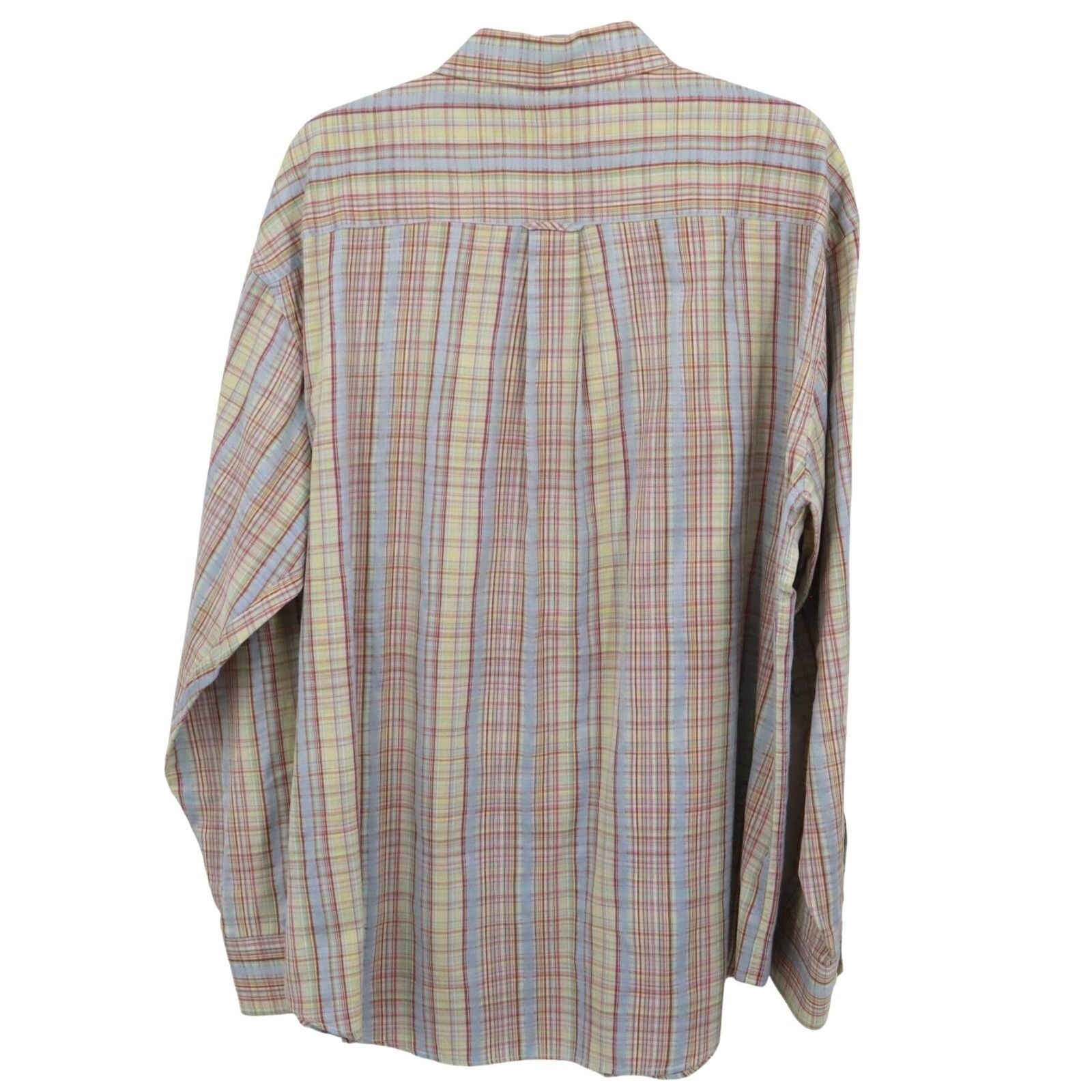 BUGATCHI Bugatchi Uomo Plaid Button Down Shirt Mens XL Multi Preppy Size US XL / EU 56 / 4 - 3 Thumbnail