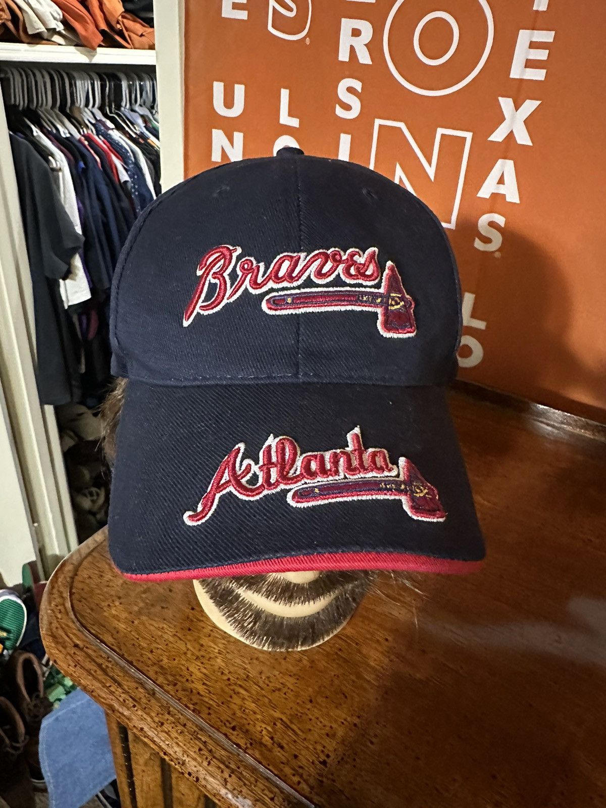 MLB × Vintage Vintage MLB Atlanta Braves “home of the brave” hat 90s Size ONE SIZE - 2 Thumbnail