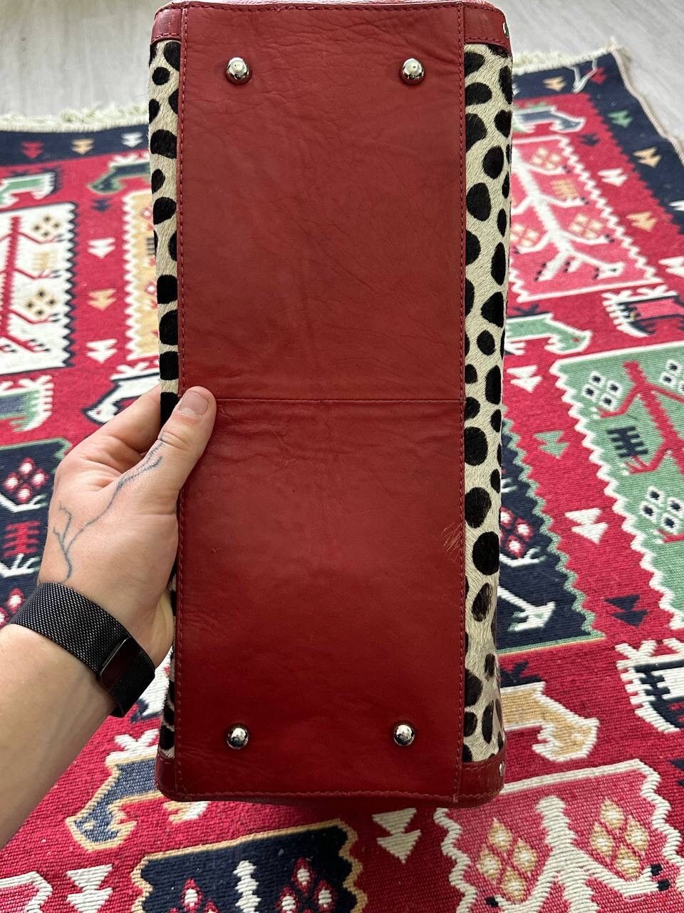 Vintage Crazy Vintage Avantgarde Leather Bag Size ONE SIZE - 6 Thumbnail