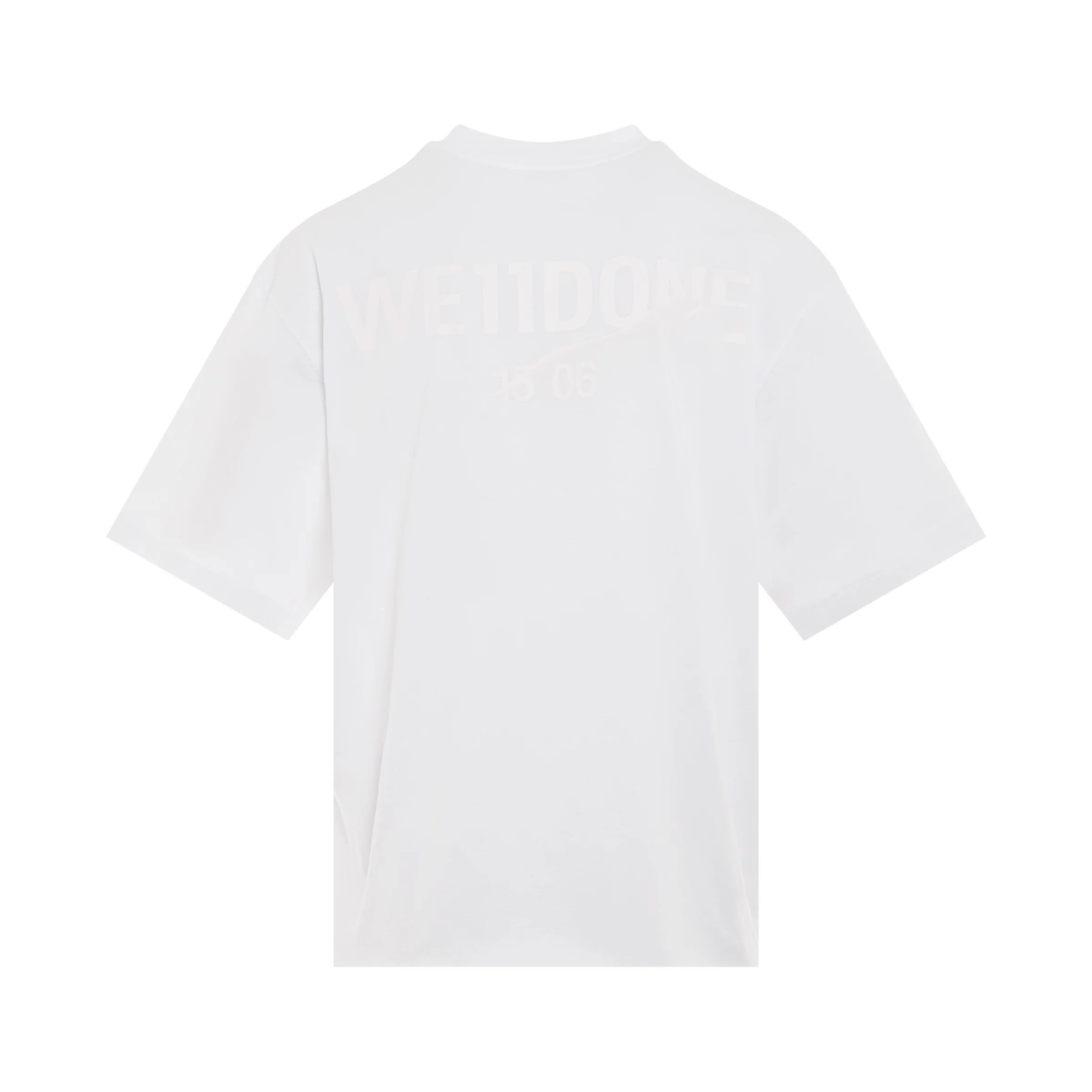 WE11DONE o1mris0824 T-Shirt in White Size US XS / EU 42 / 0 - 4 Thumbnail