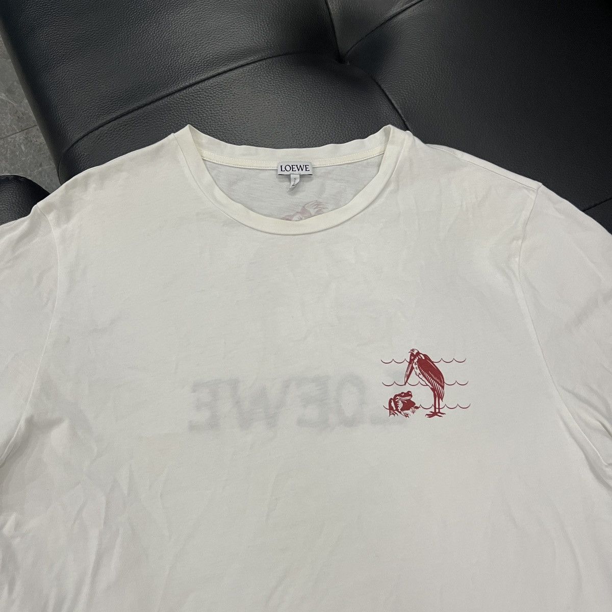 Loewe Loewe Frog & Bird Embroidered Back Logo T-Shirt Size US XL / EU 56 / 4 - 3 Thumbnail