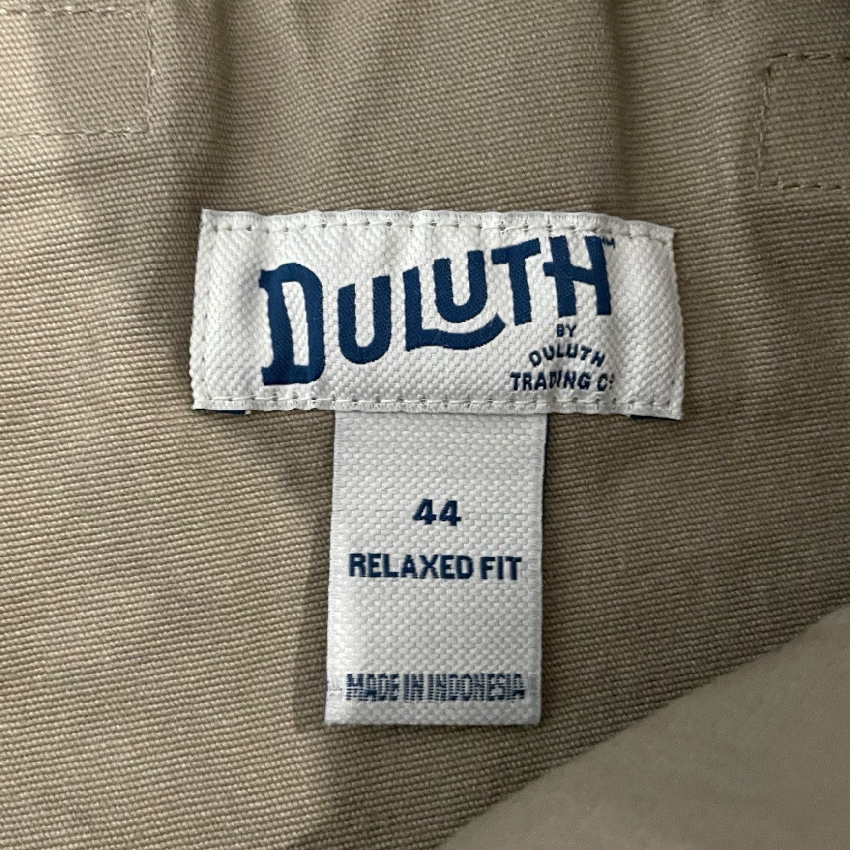 CO Duluth Trading Co Relaxed Fit Cotton Beige Cargo Shorts Mens Size 44 Size US 44 / EU 60 - 4 Thumbnail