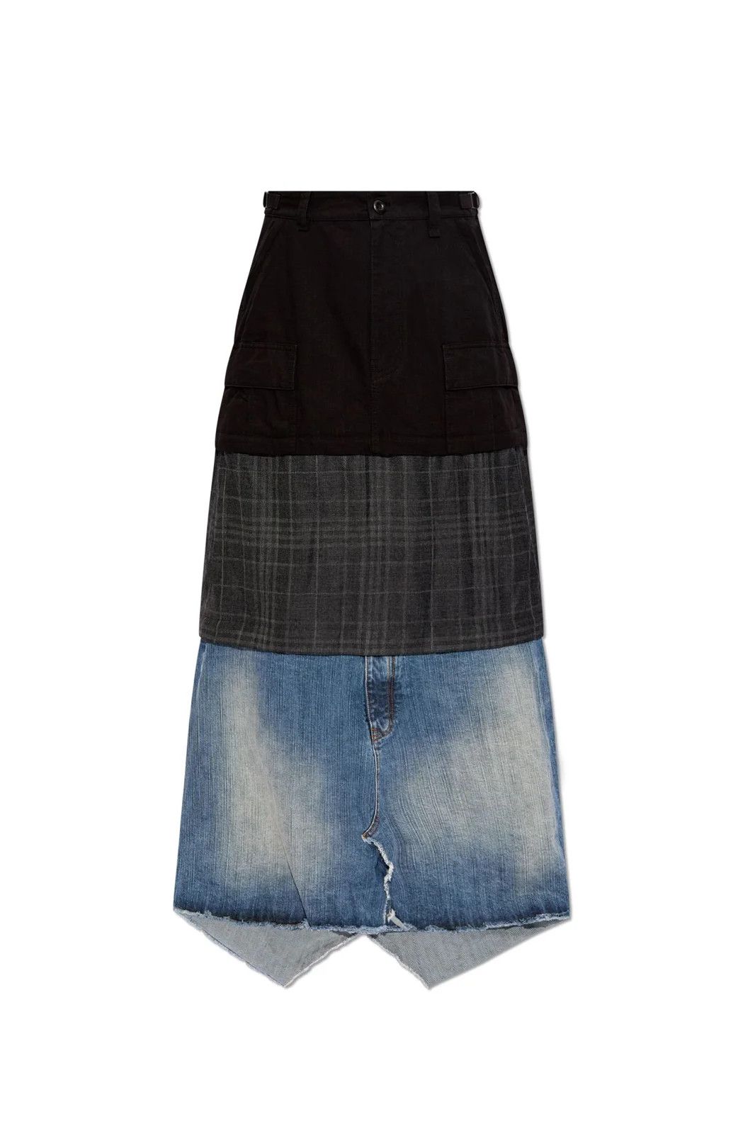 Balenciaga Balenciaga Maxi Layered Cargo Skirt Size US 30 / EU 46 - 1 Preview