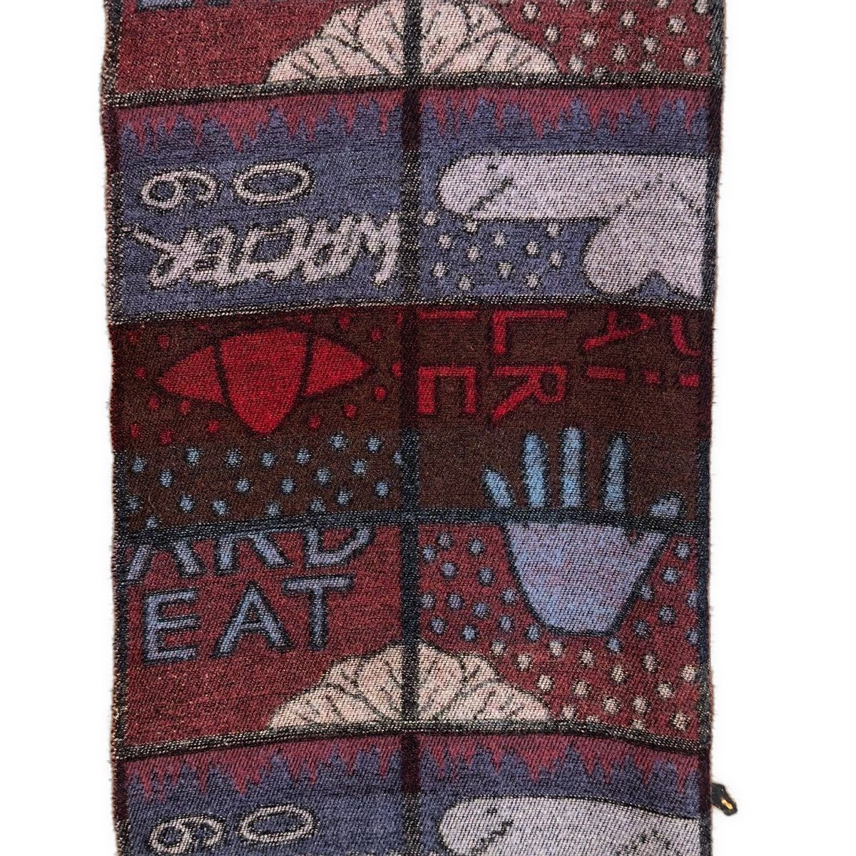 Walter Van Beirendonck Walter Van Beirendonck fall 1989 “hard beat” jumbo scarf Size ONE SIZE - 6 Thumbnail