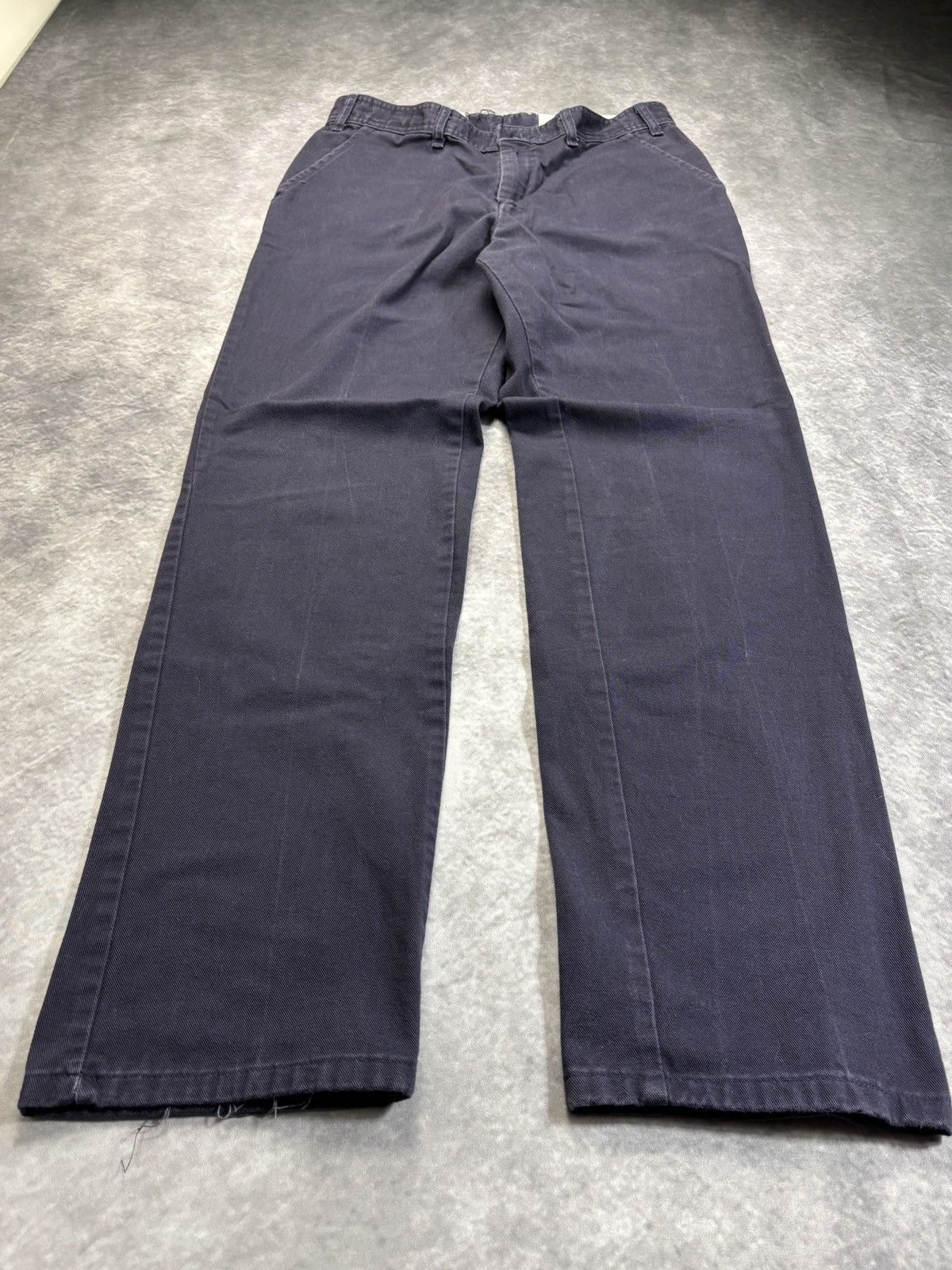Vintage Vintage Work Pants Bleu de Travail Faded Canvas Carpenter 32 Size US 32 / EU 48 - 10 Thumbnail