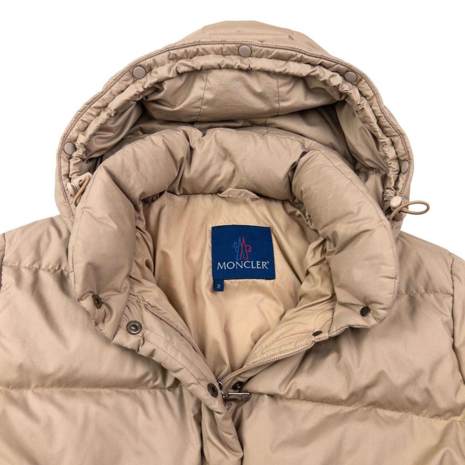 Moncler Vintage 90s Moncler Zip Up Puffer Jacket Womens Size XL Size US XL / EU 56 / 4 - 3 Thumbnail