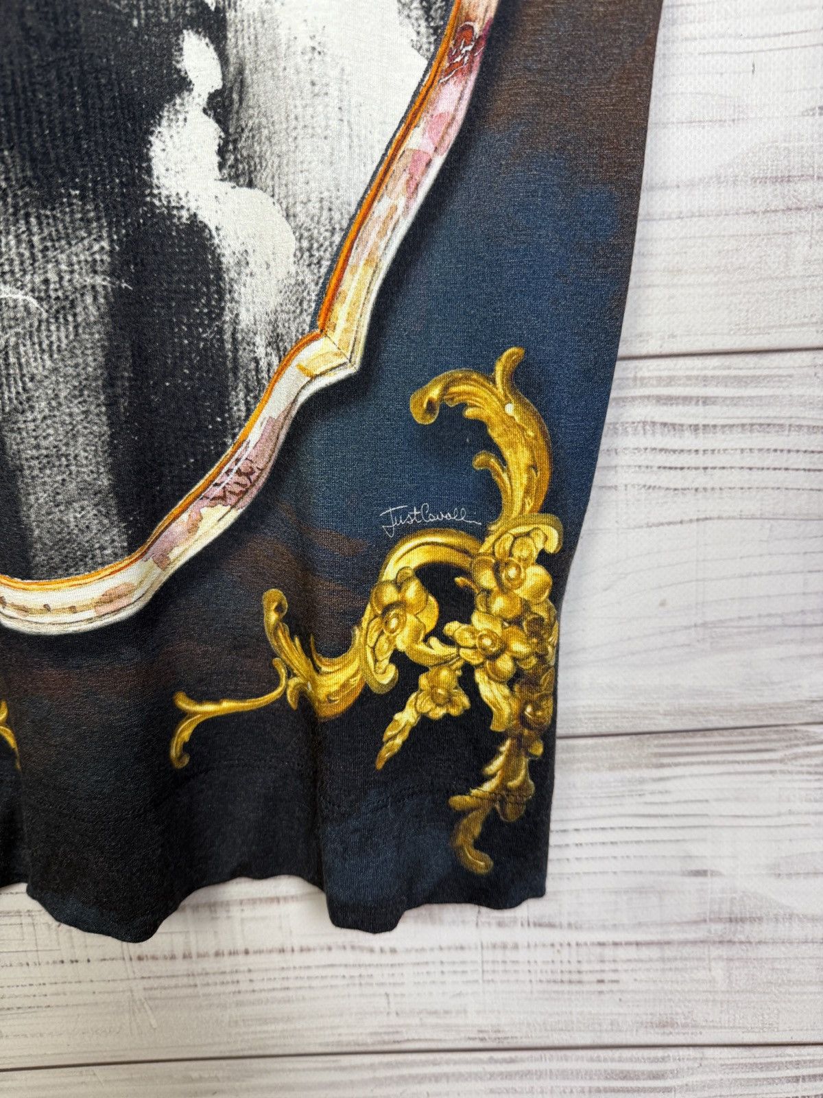 Just Cavalli Just Cavalli Firenze Big Logo All Over Print T-Shirt Tee Size US S / EU 44-46 / 1 - 3 Thumbnail