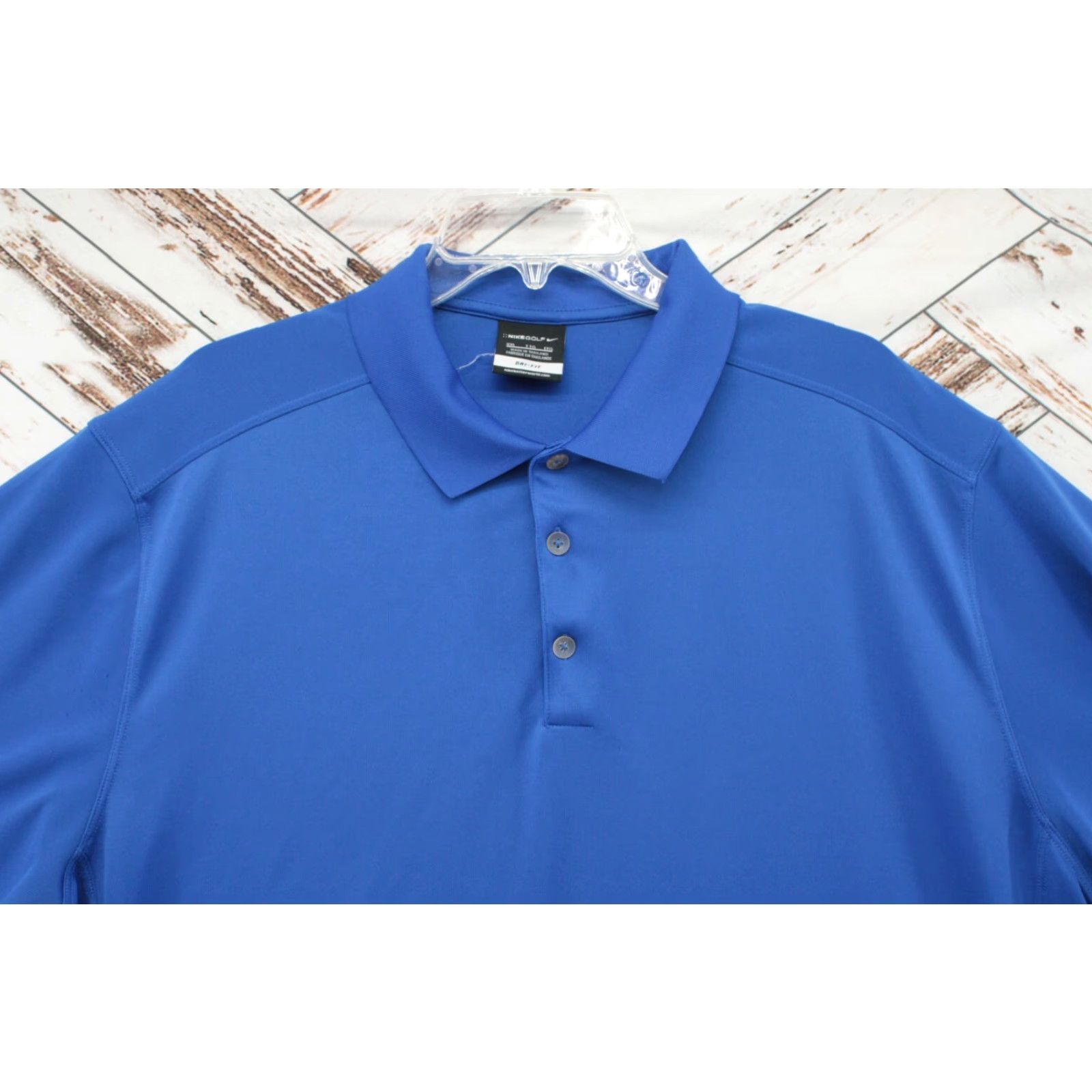 Nike Nike Golf Polo Shirt Men's XXL Blue Dri Fit Performance Stylish Preppy Modern Polo Shirt Nike Dri-Fit Golf Blue 2XL Mens Size US XXL / EU 58 / 5 - 3 Thumbnail