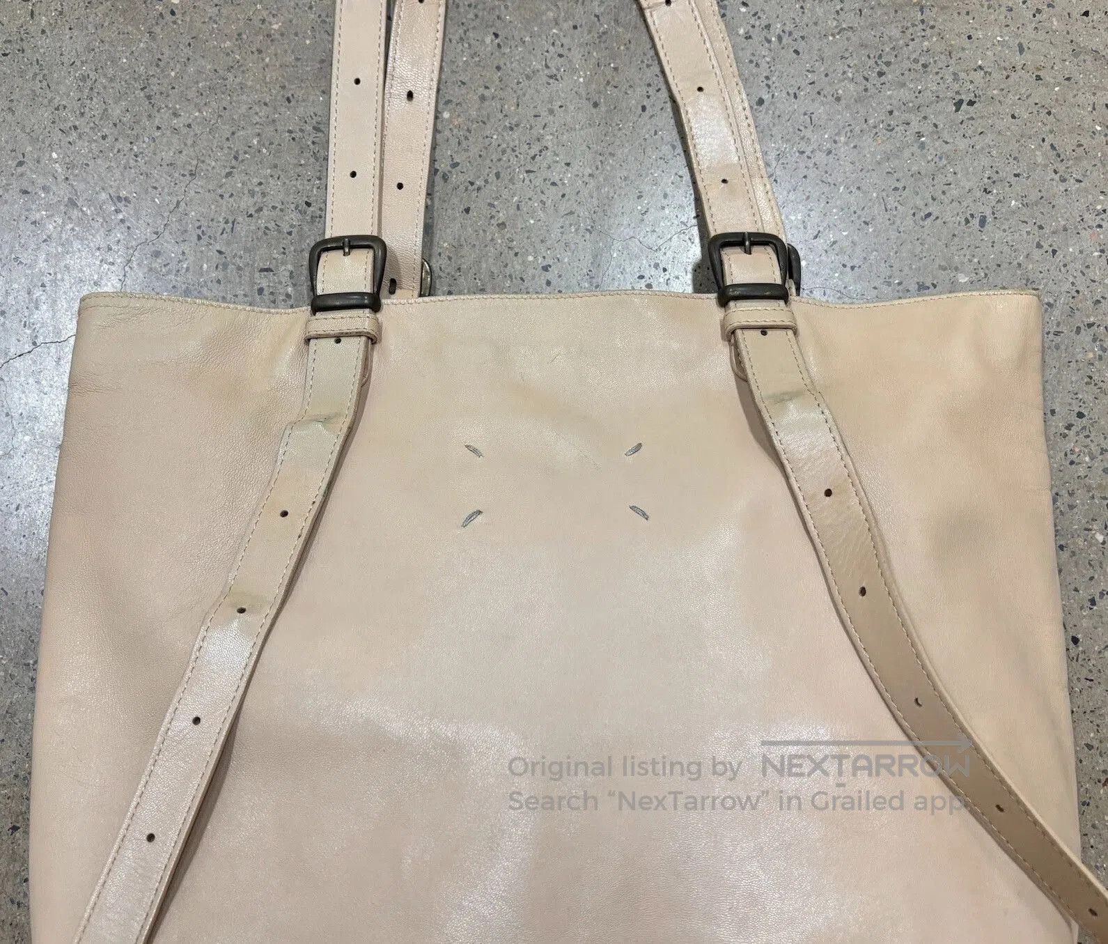 Maison Margiela Maison Margiela Vintage Leather Tote Bag. Size ONE SIZE - 3 Thumbnail