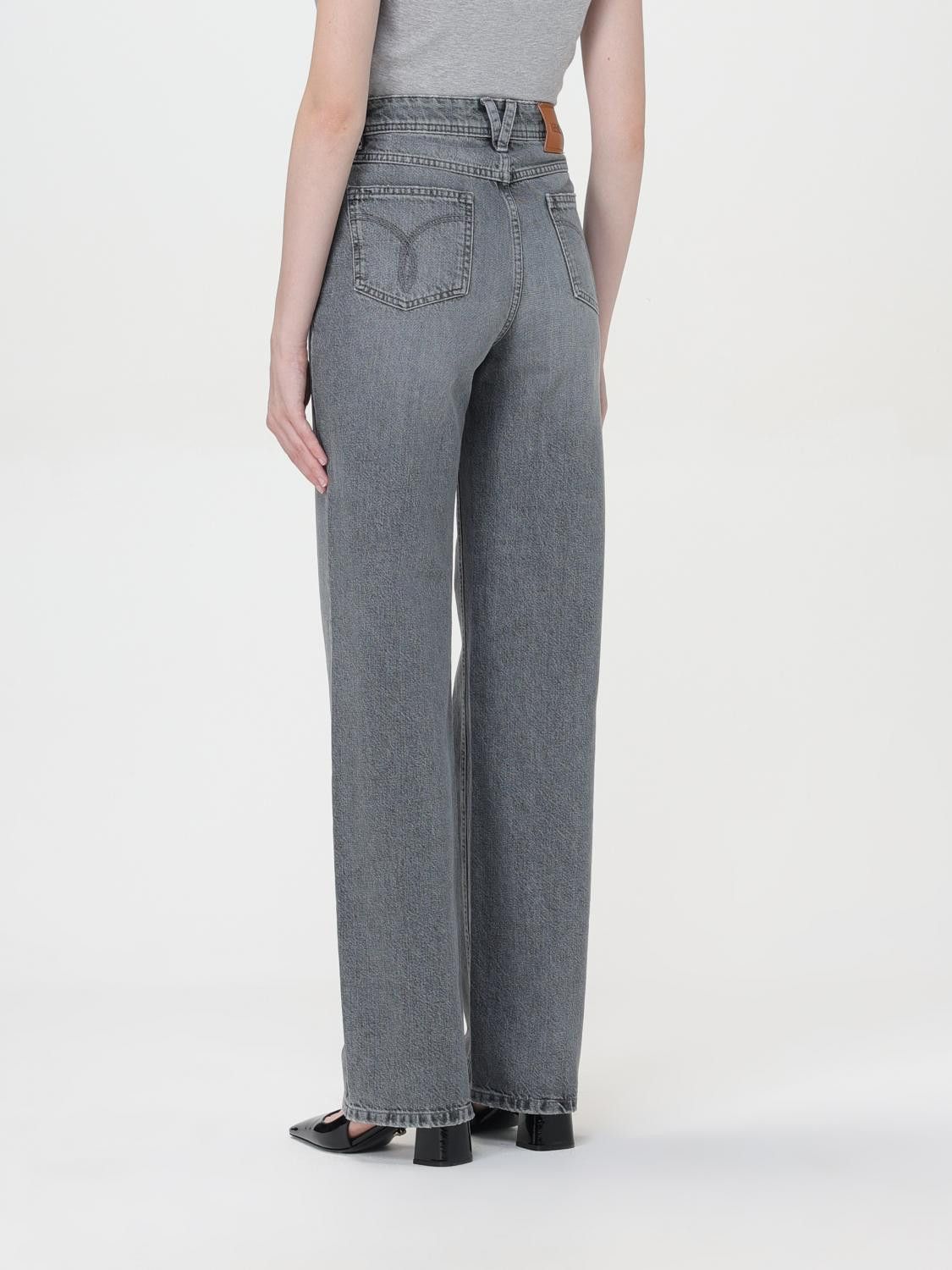 Versace o1s22i1n1024 Medusa Straight Jeans in Grey Size 28" / US 6 / IT 42 - 3 Thumbnail