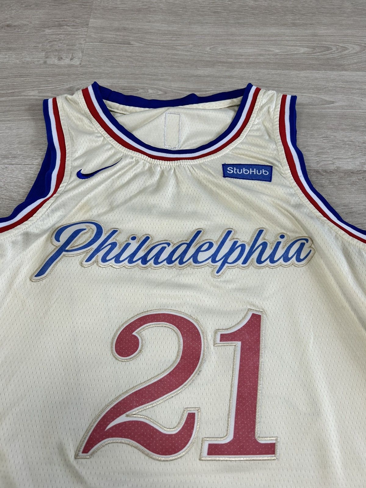 NBA Nike Jersey NBA EMBIID #21 Philadelphia size L Size US L / EU 52-54 / 3 - 2 Thumbnail