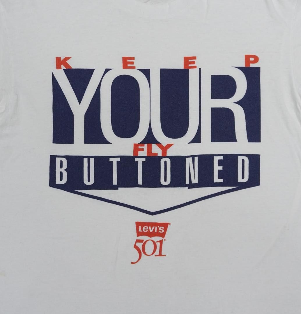 Levi's 90's USA製 Levi's Tシャツ アメカジ ビンテージ Size US L / EU 52-54 / 3 - 2 Thumbnail