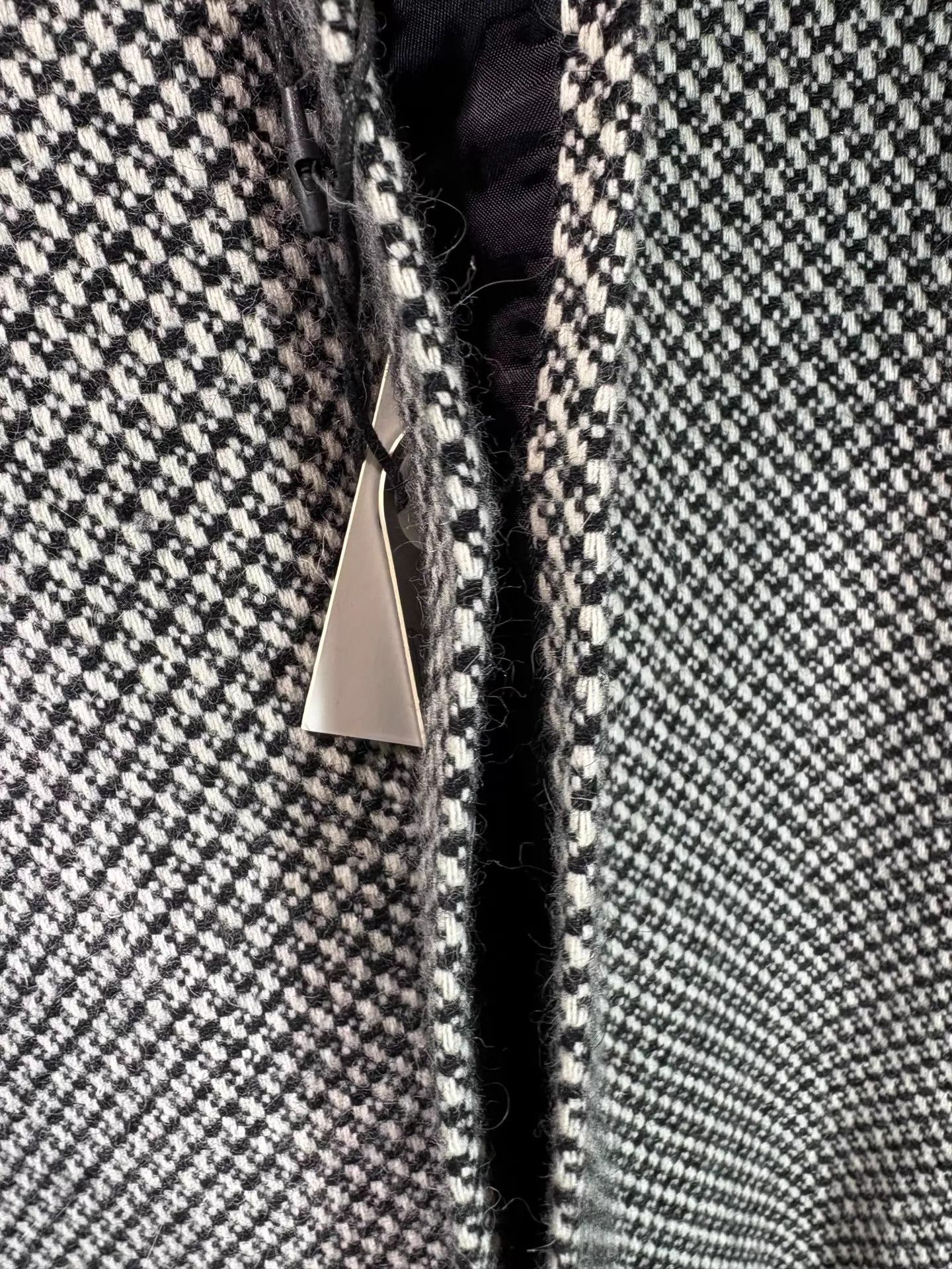 Undercover Undercover Houndstooth Shaped Collar Wool Overcoat Size US M / EU 48-50 / 2 - 6 Thumbnail
