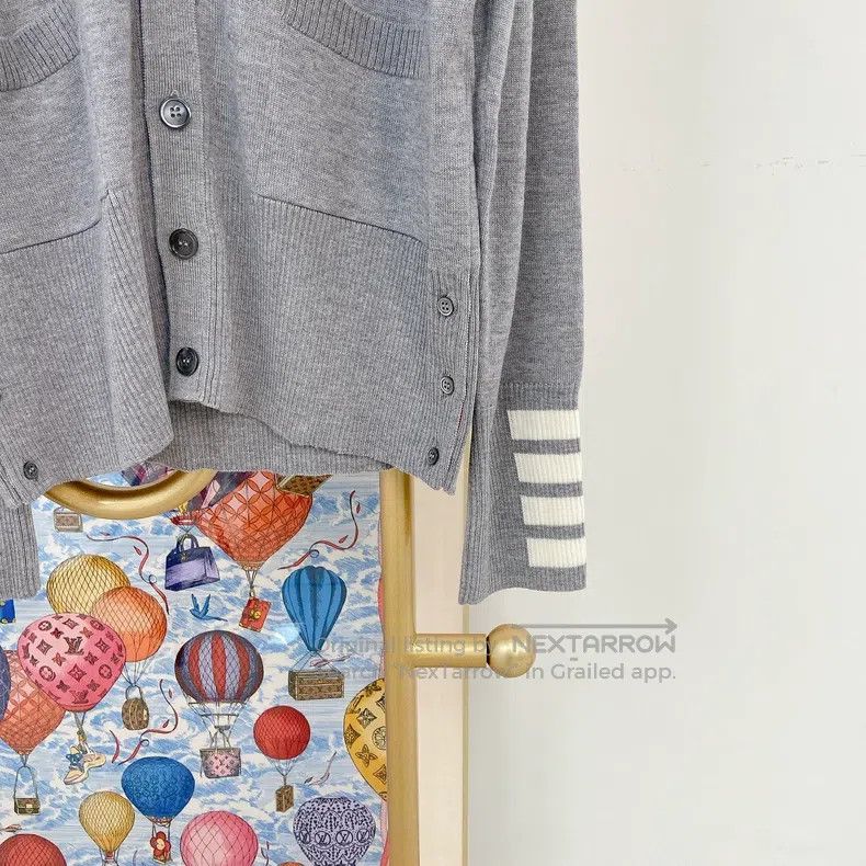 Thom Browne Thom Browne Gray Knit Cardigan Size US M / EU 48-50 / 2 - 4 Thumbnail