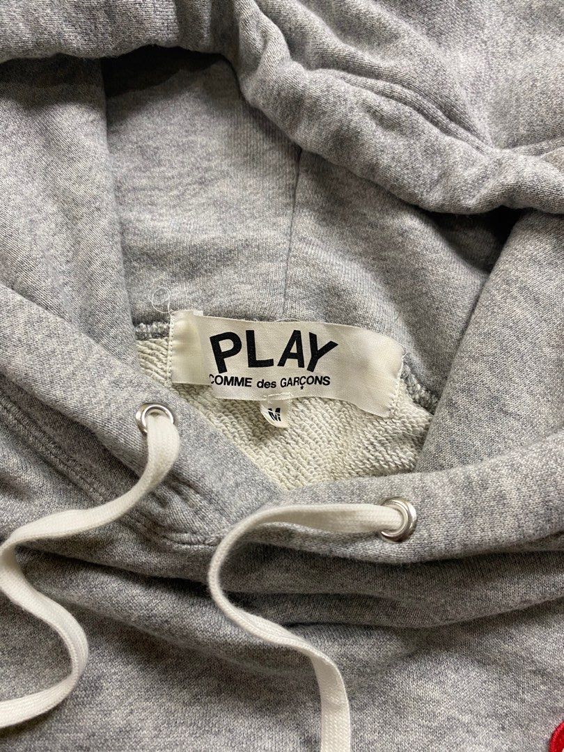 Comme des Garcons PLAY Play cdg hoodie hearts logo Size US M / EU 48-50 / 2 - 3 Thumbnail