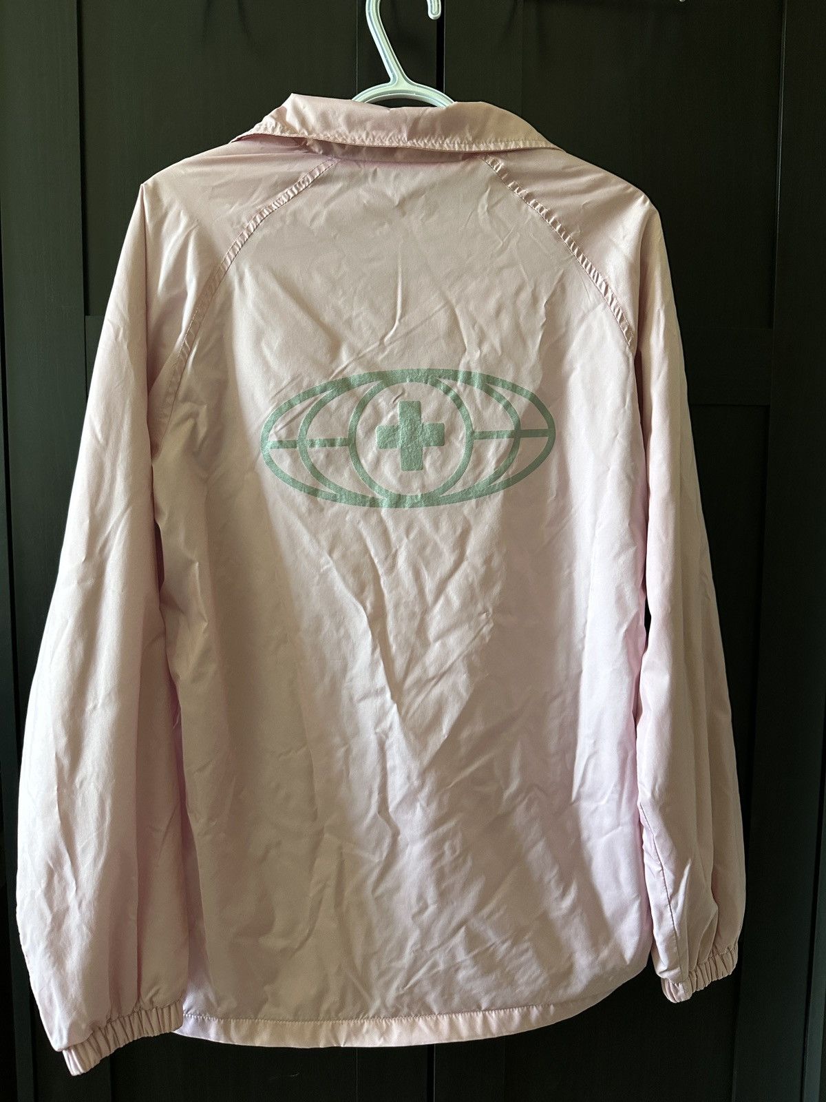 Places + Faces Places + Faces Nylon Reflective Pink Coach Jacket Size US M / EU 48-50 / 2 - 2 Thumbnail