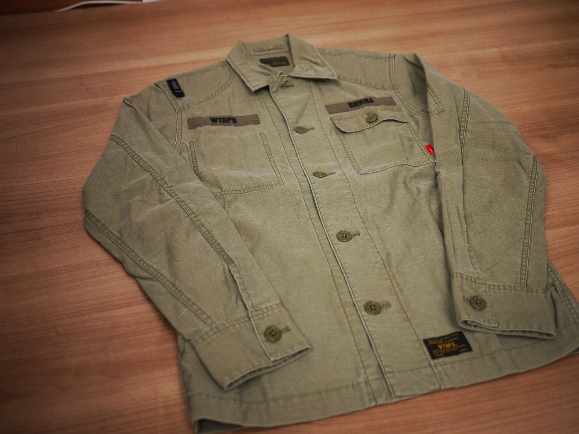 Wtaps Wtaps Juncle Shirt Olive S used no tags no pockets Size US S / EU 44-46 / 1 - 2 Thumbnail