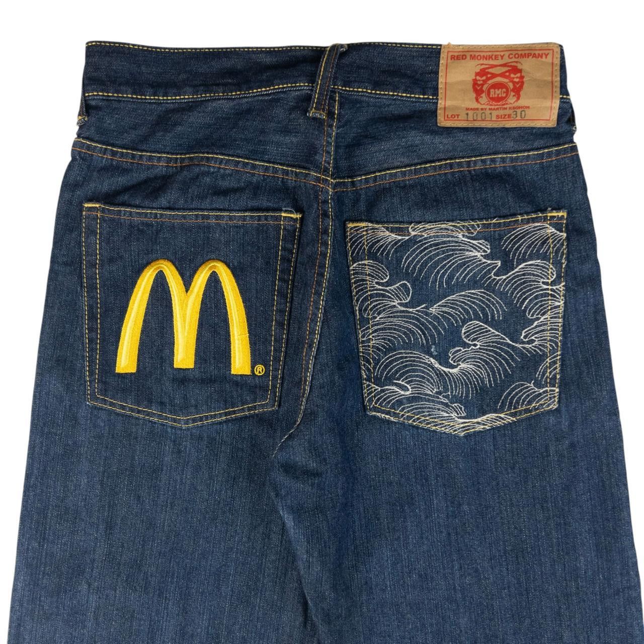 The Unbranded Brand RMC Red Monkey Company X Mcdonalds Jeans Size W28 Size US 29 - 1 Thumbnail