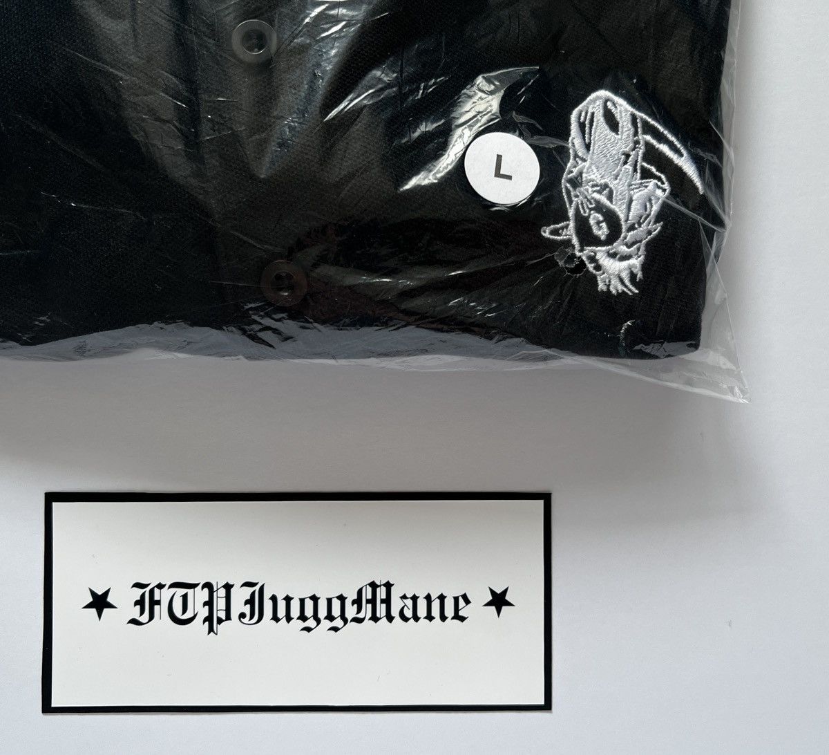 Goth Money Goth Money Reaper Polo LARGE Embroidered FTP Fuct G59 SESH Size US L / EU 52-54 / 3 - 2 Thumbnail