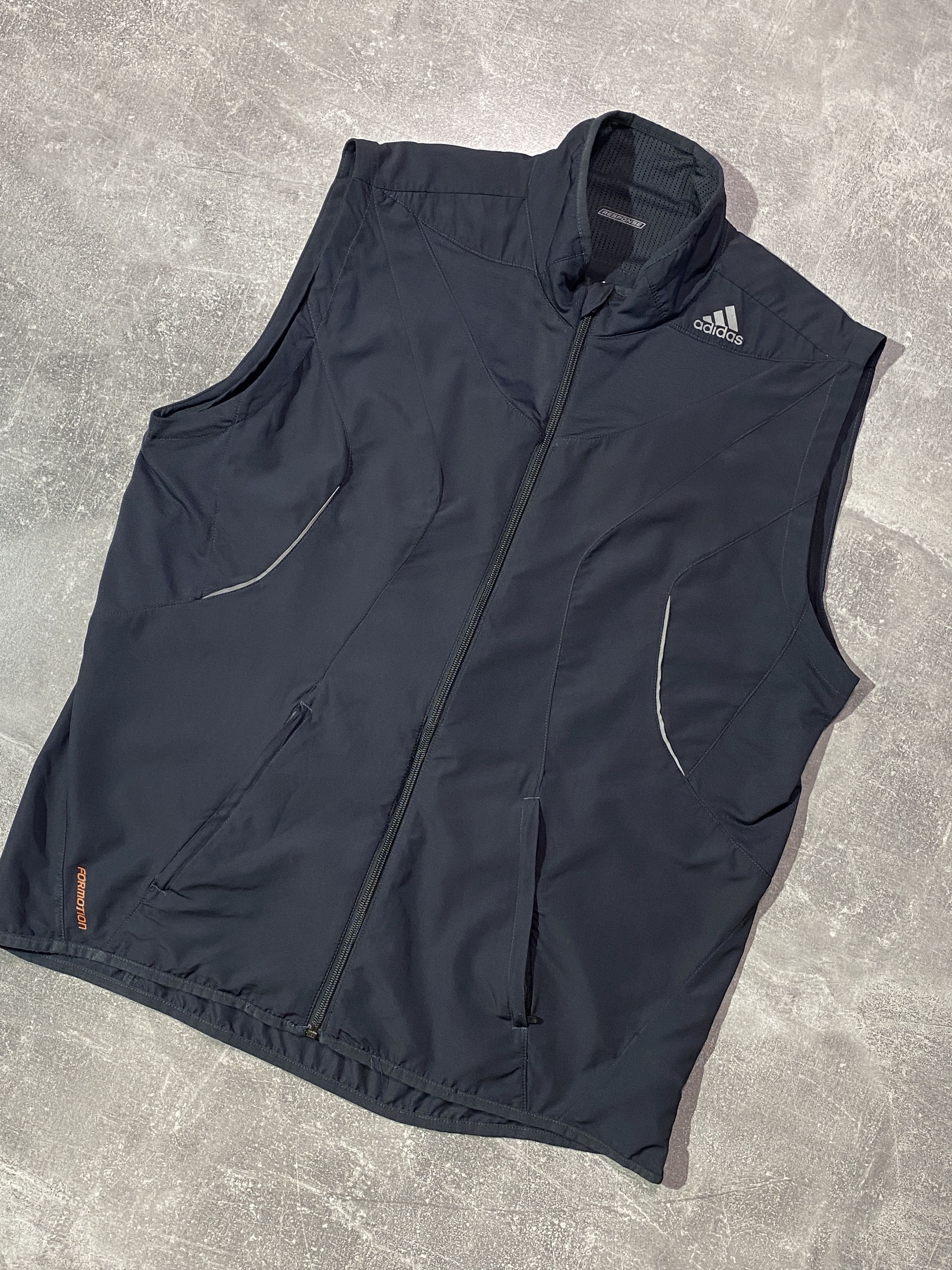 Adidas Vintage 00s Adidas Running Vest Size US L / EU 52-54 / 3 - 2 Thumbnail