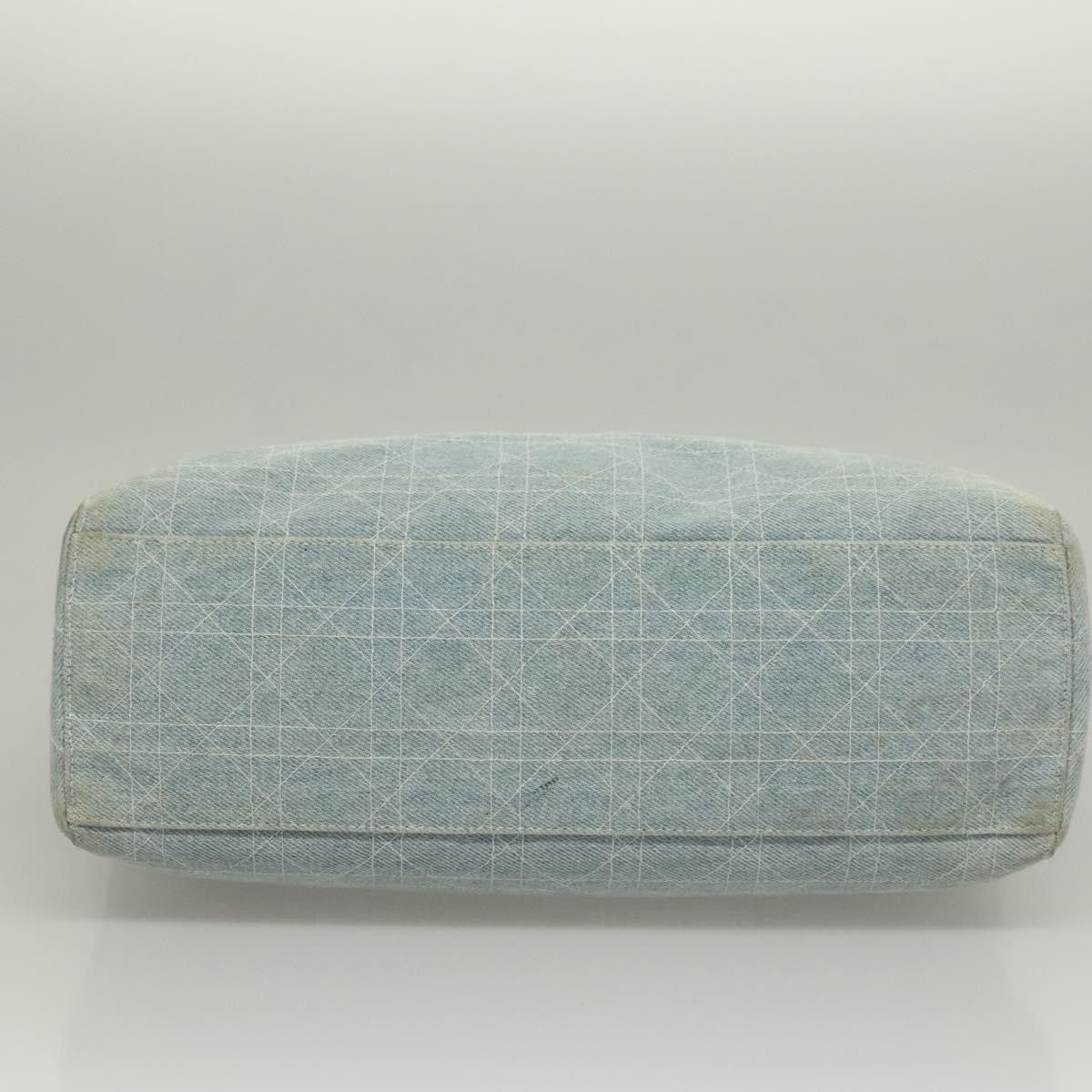 Dior DIOR Canage Hand Bag Denim Light Blue Silver Size ONE SIZE - 9 Thumbnail