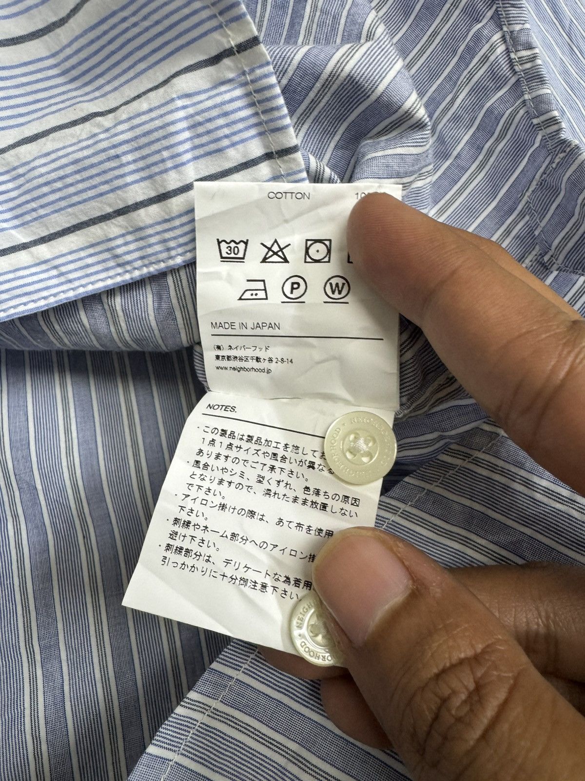 Neighborhood Neighborhood Cut SP Shirts 22CG1 Size US S / EU 44-46 / 1 - 8 Thumbnail