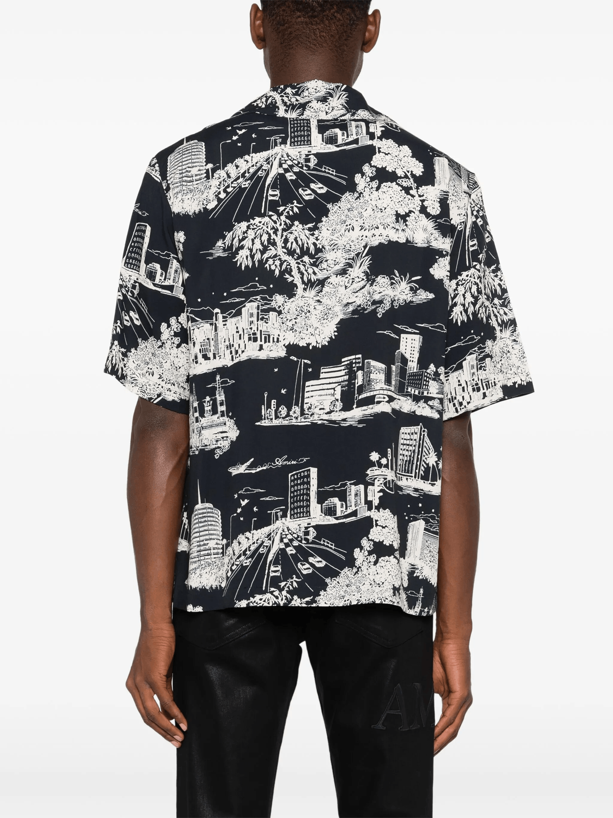 Designer Men’s Landmark Shirt – Statement Graphic, Premium Fit Size US L / EU 52-54 / 3 - 2 Thumbnail