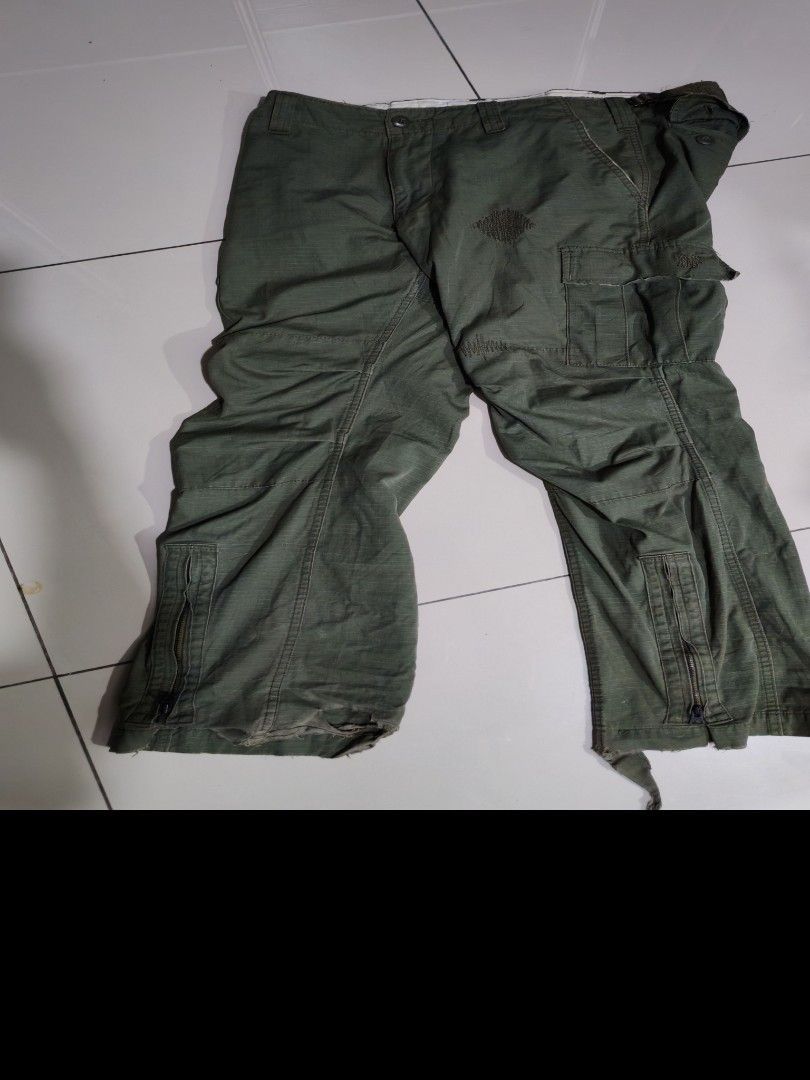 Alpha Industries Alpha Industries OD Ripstop Cargo Pants – Zip Cuffs Size US 34 / EU 50 - 10 Thumbnail