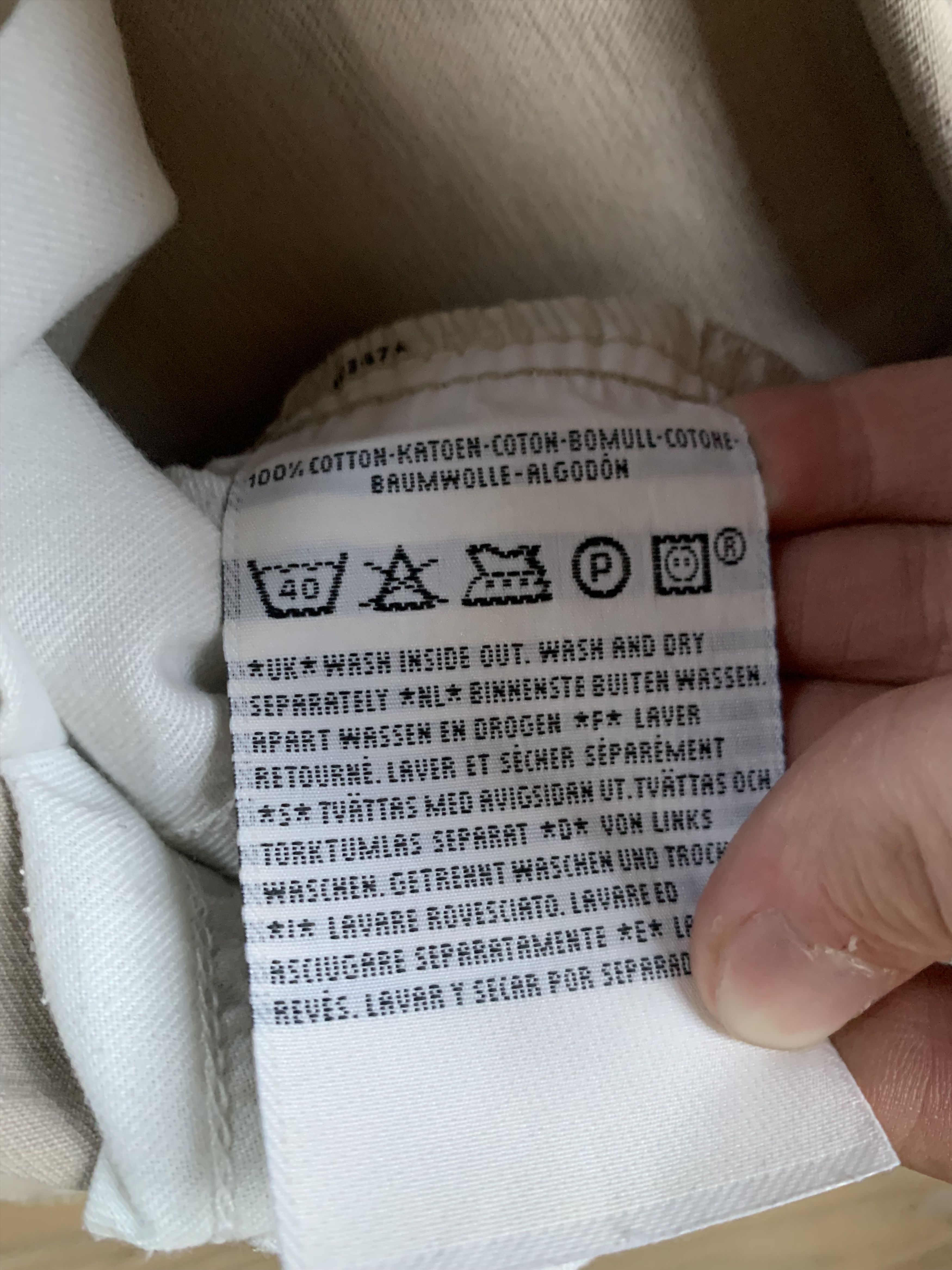 Levi's Levis 521 Vintage Beige Jeans Size US 31 - 8 Thumbnail