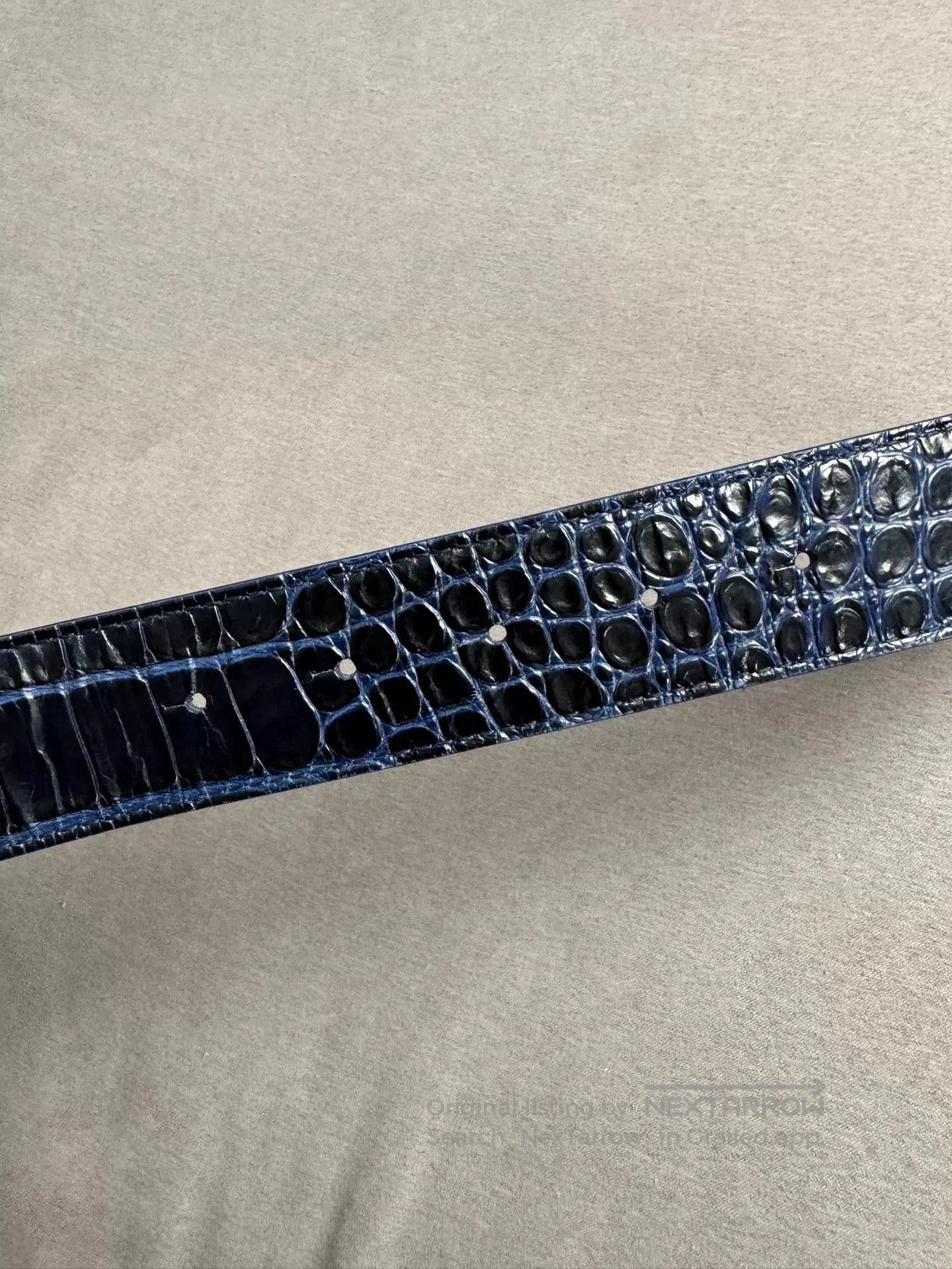 Balenciaga Balenciaga Crocodile Pattern Belt Second Hand. Size ONE SIZE - 5 Thumbnail