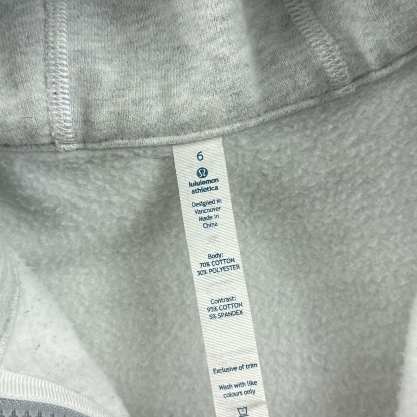 Lululemon Lululemon Scuba Hoodie Womens 6 Gray Full Zip Hooded Jacket Outdoor Athletic Sweatshirt Size M / US 6-8 / IT 42-44 - 6 Thumbnail