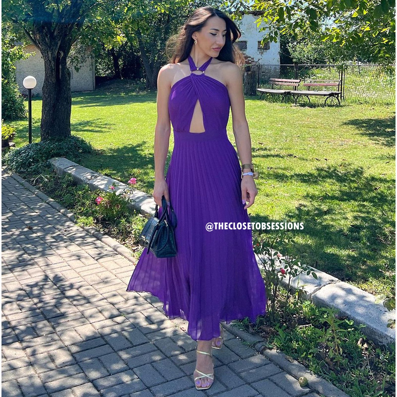 Zara ZARA BLOGGER FAVE!!! Halter Neck Midi Dress NWT Size XL / US 12-14 / IT 48-50 - 7 Thumbnail
