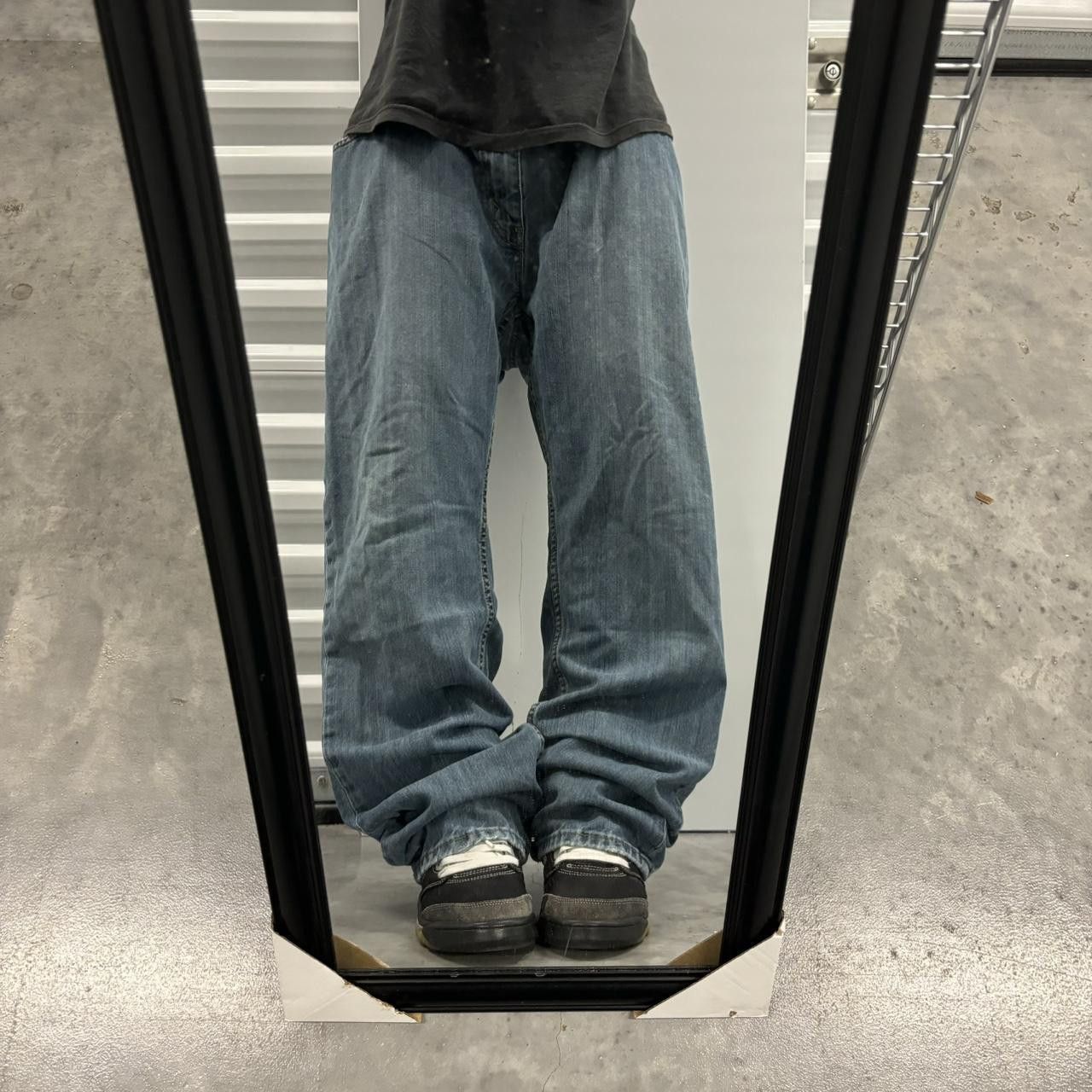 Levi's × Vintage Crazy Vintage Y2K/2000s Baggy Grunge Dark Wash Levi’s Skater Denim Jeans! Size US 40 / EU 56 - 1 Thumbnail