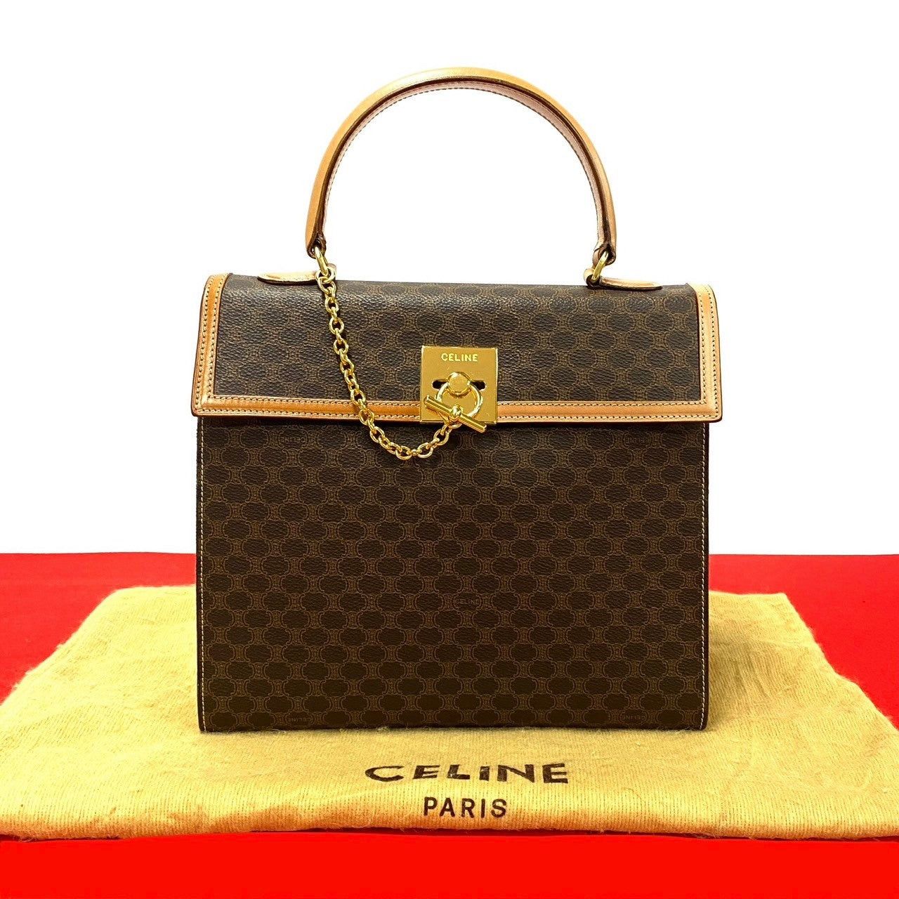 Celine Celine Handbag Brown Leather Size ONE SIZE - 1 Thumbnail